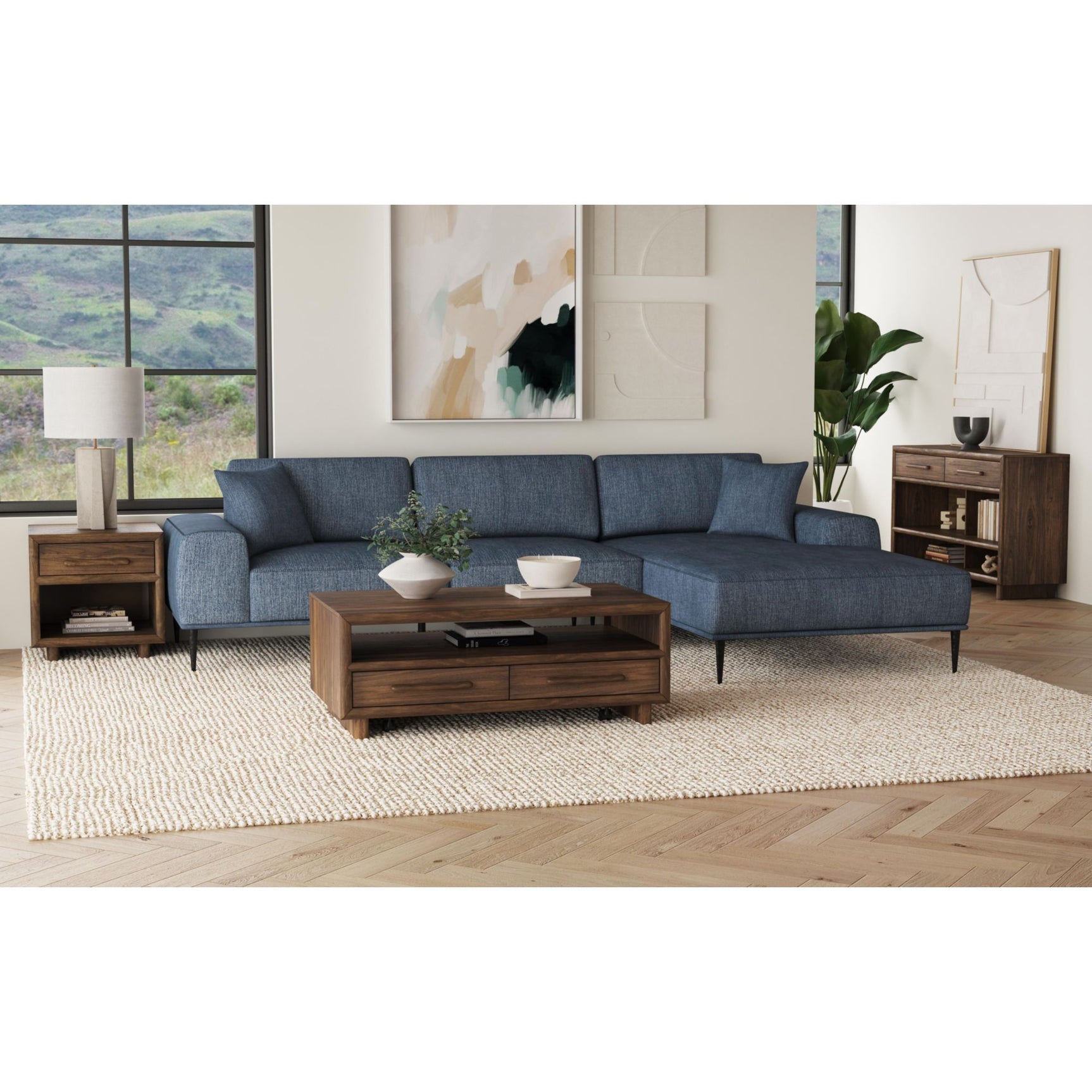 Brisbane End Table in Brown - Tampa Furniture Outlet