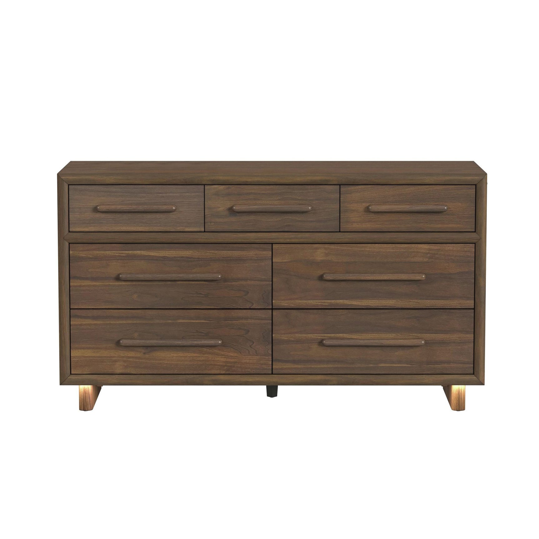 Brisbane Dresser with LED in Brown