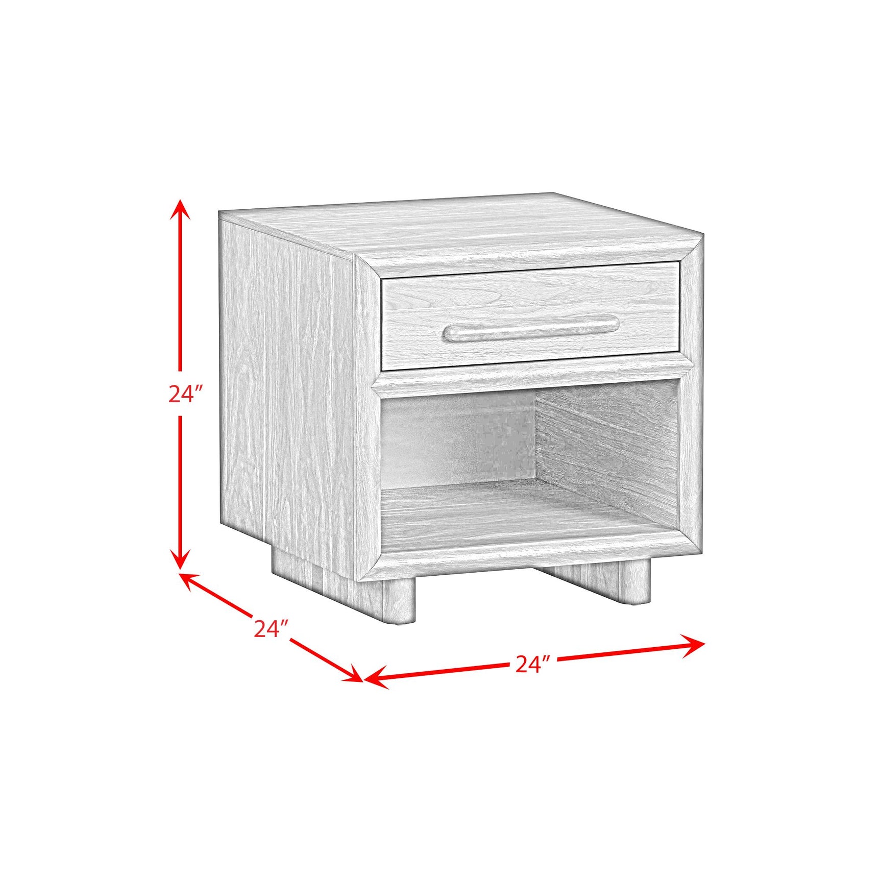 Brisbane End Table in Brown