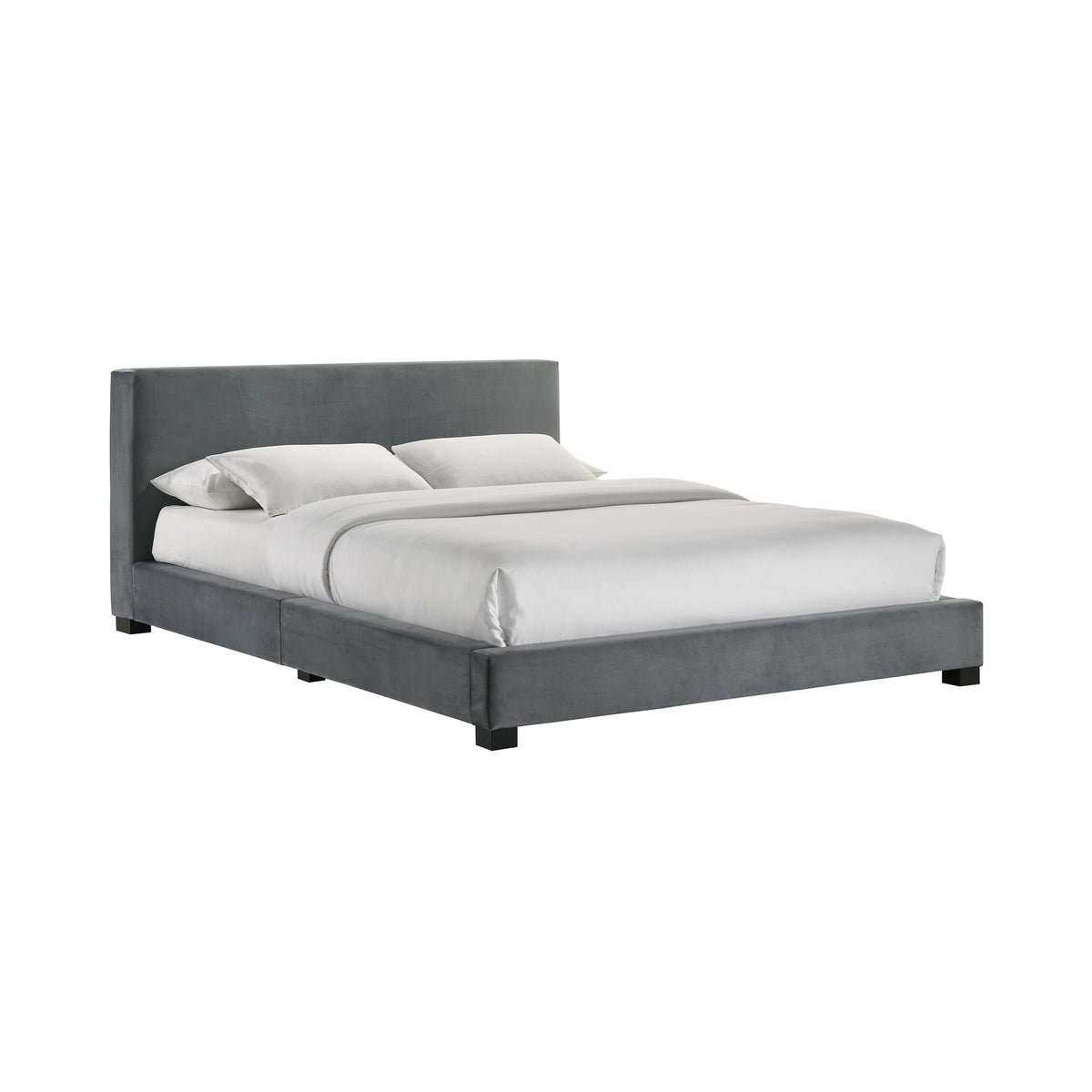 Brookhaven Full UPH Bed in Grey Velvet