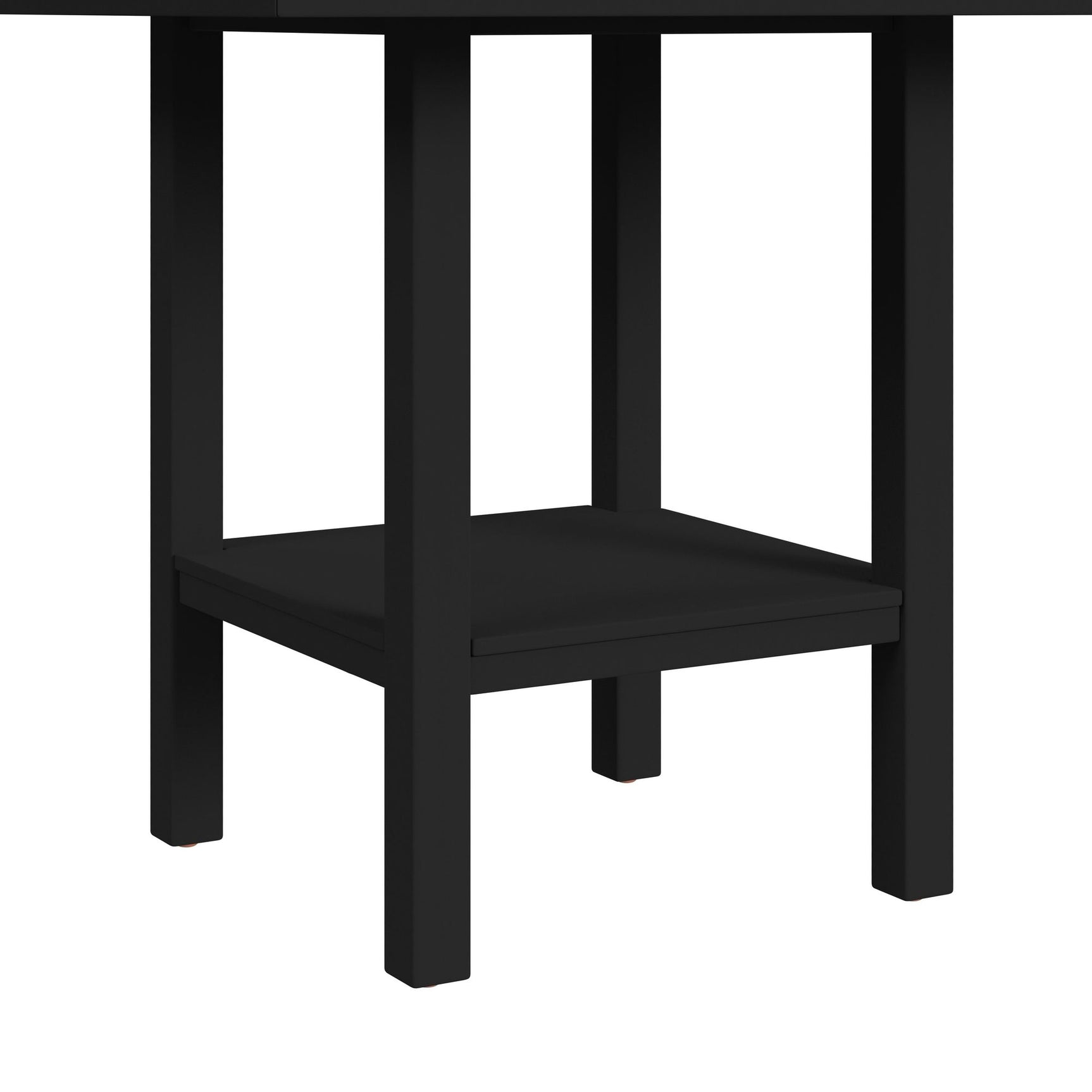 Brooks 5PC Counter Set with Table and 4 UPH Seat & Wood Back Chairs in Medium Brown & Black - Tampa Furniture Outlet