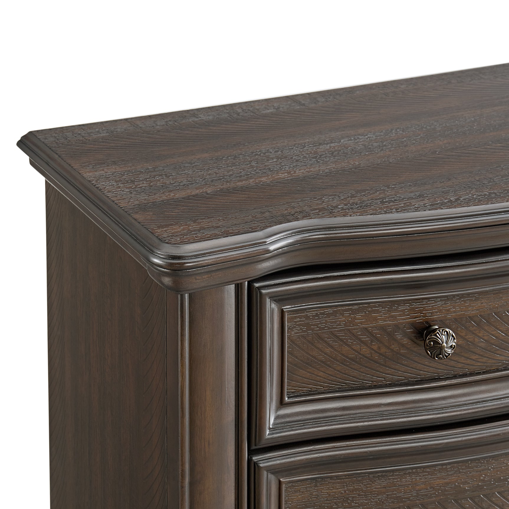 Brunswick 7-Drawer Dresser in Mahogany - Tampa Furniture Outlet