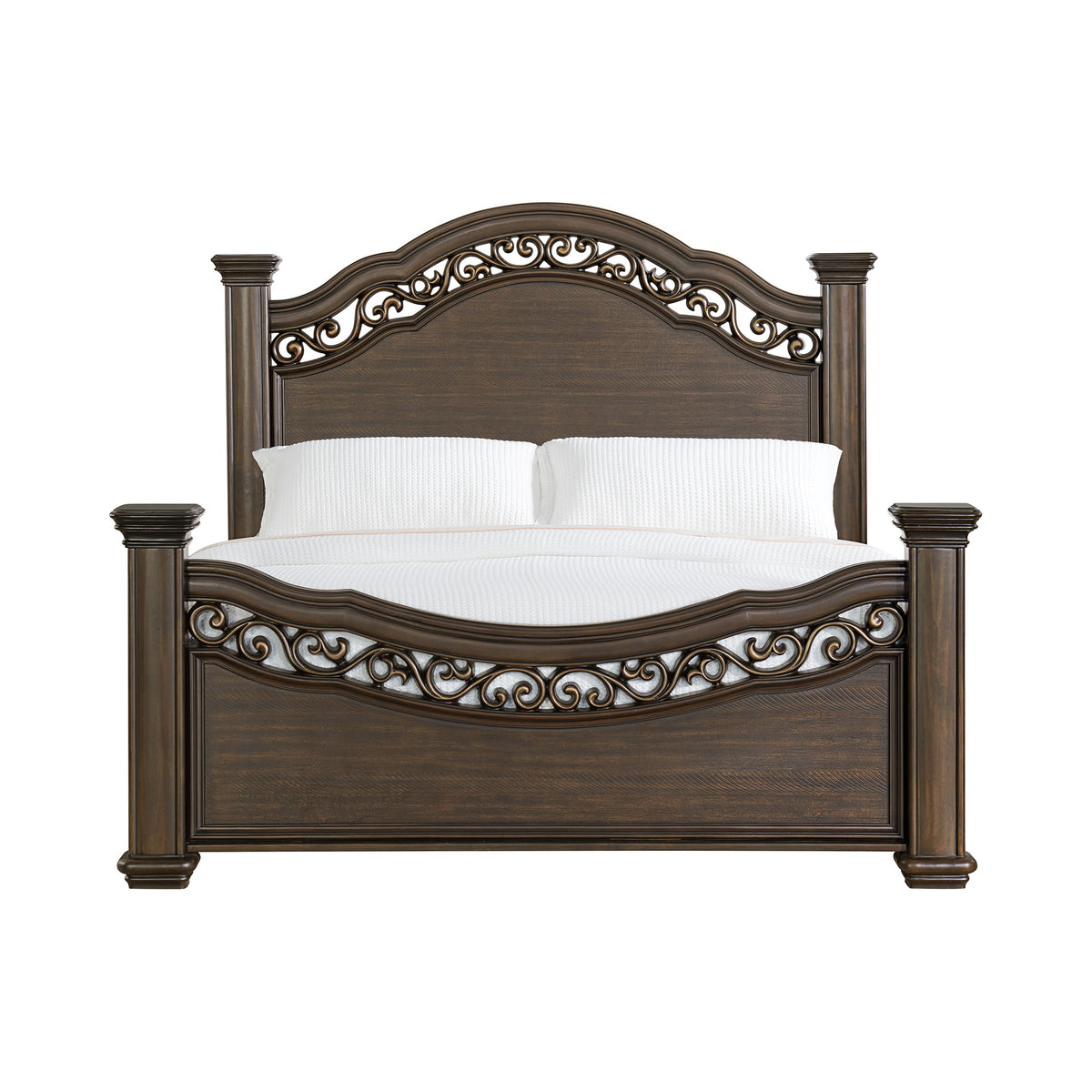 Brunswick King Panel Bed in Mahogany