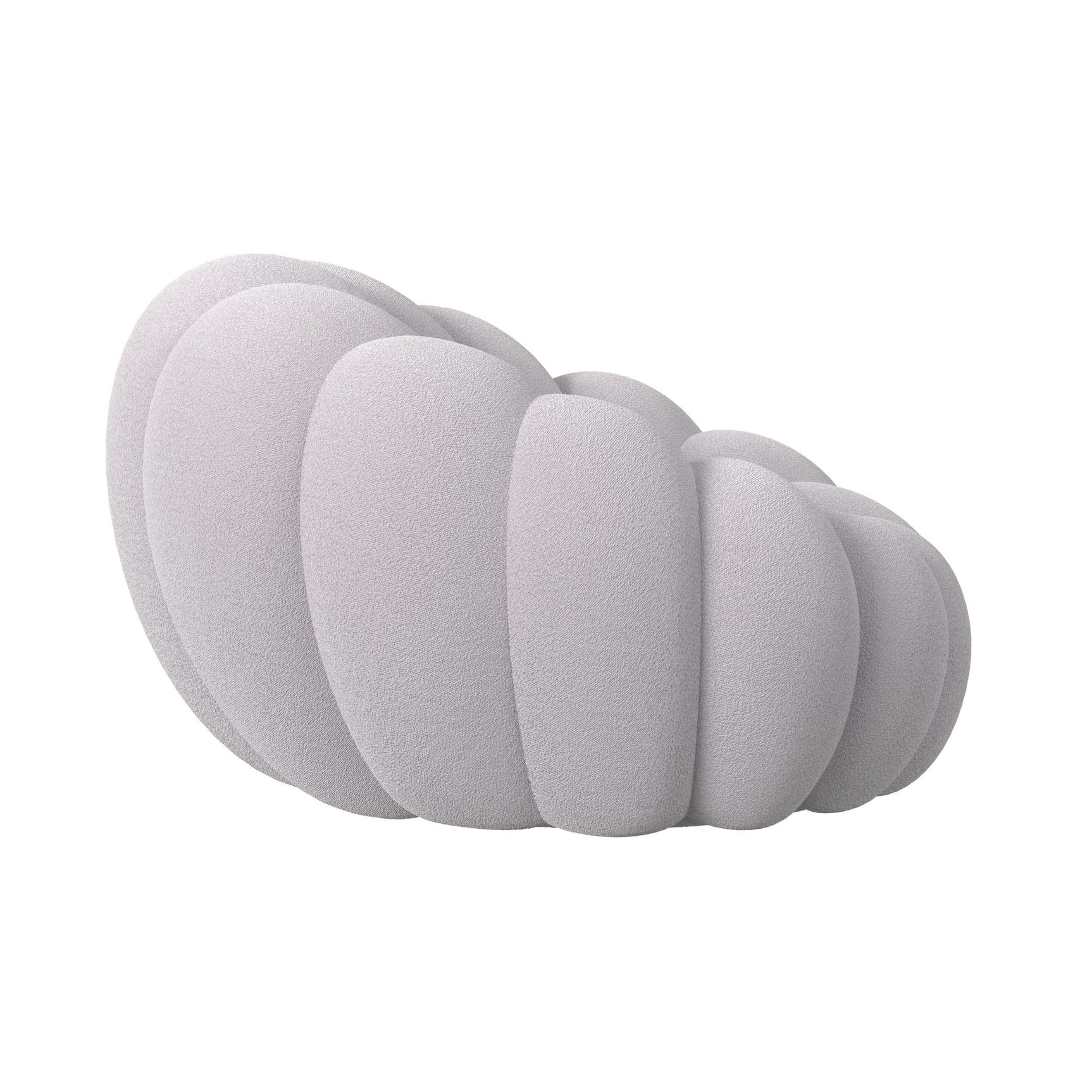 Bubble Swivel Chair and Ottoman in Grey - Tampa Furniture Outlet