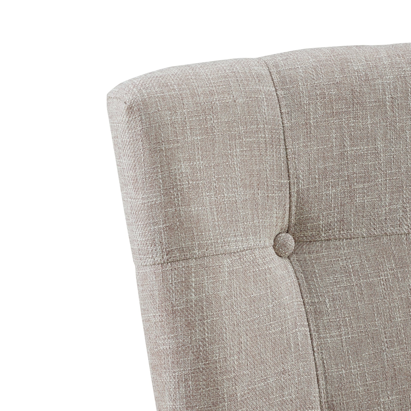 Lexi Tufted Fabric Side Chair in Beige (2 Per Pack) - Tampa Furniture Outlet