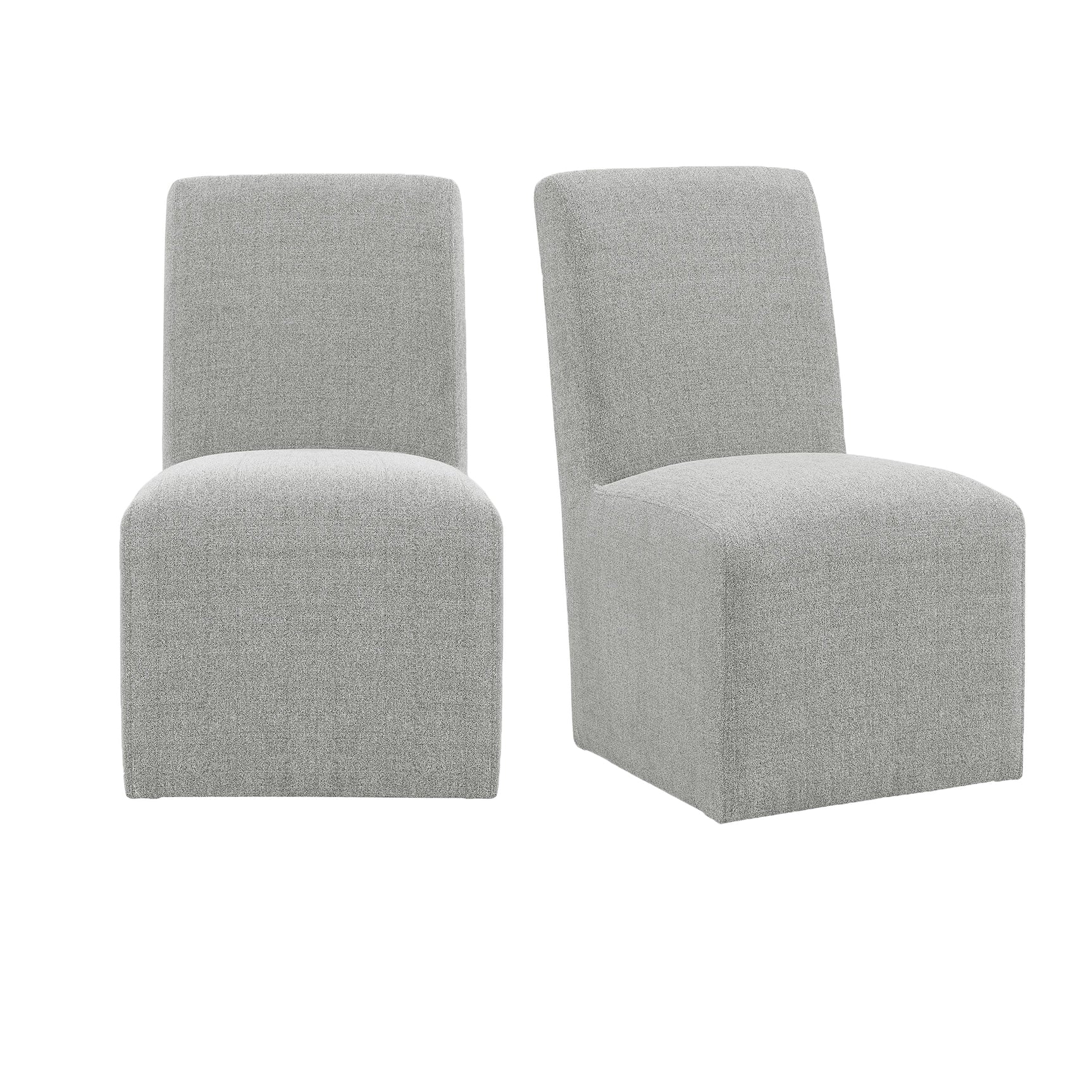 Nero Dining Side Chair (2 per carton) W/Grey Fabric - Tampa Furniture Outlet
