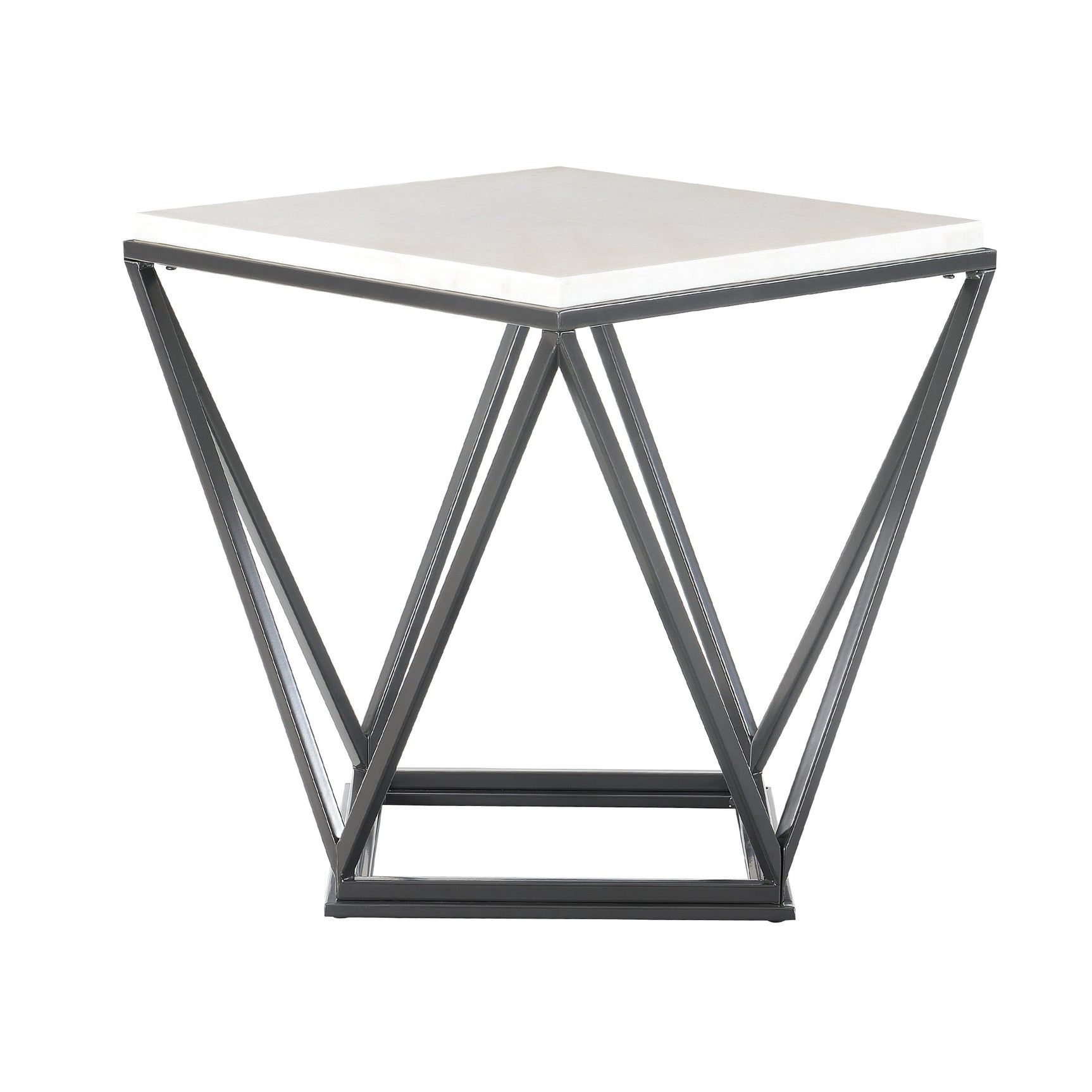 Riko End Table W/ Metal Leg