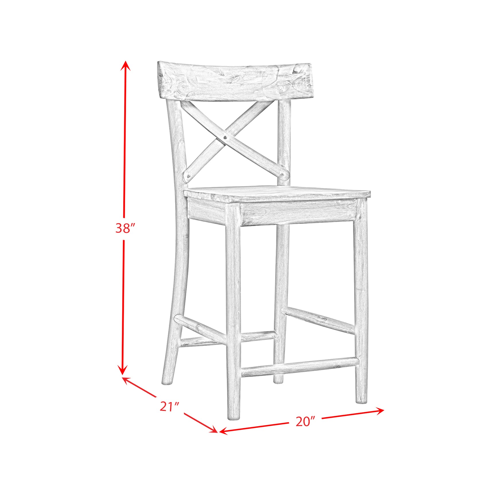 (D680-22) Callista- 24'' Counter Stool- Beach/Natural - Tampa Furniture Outlet