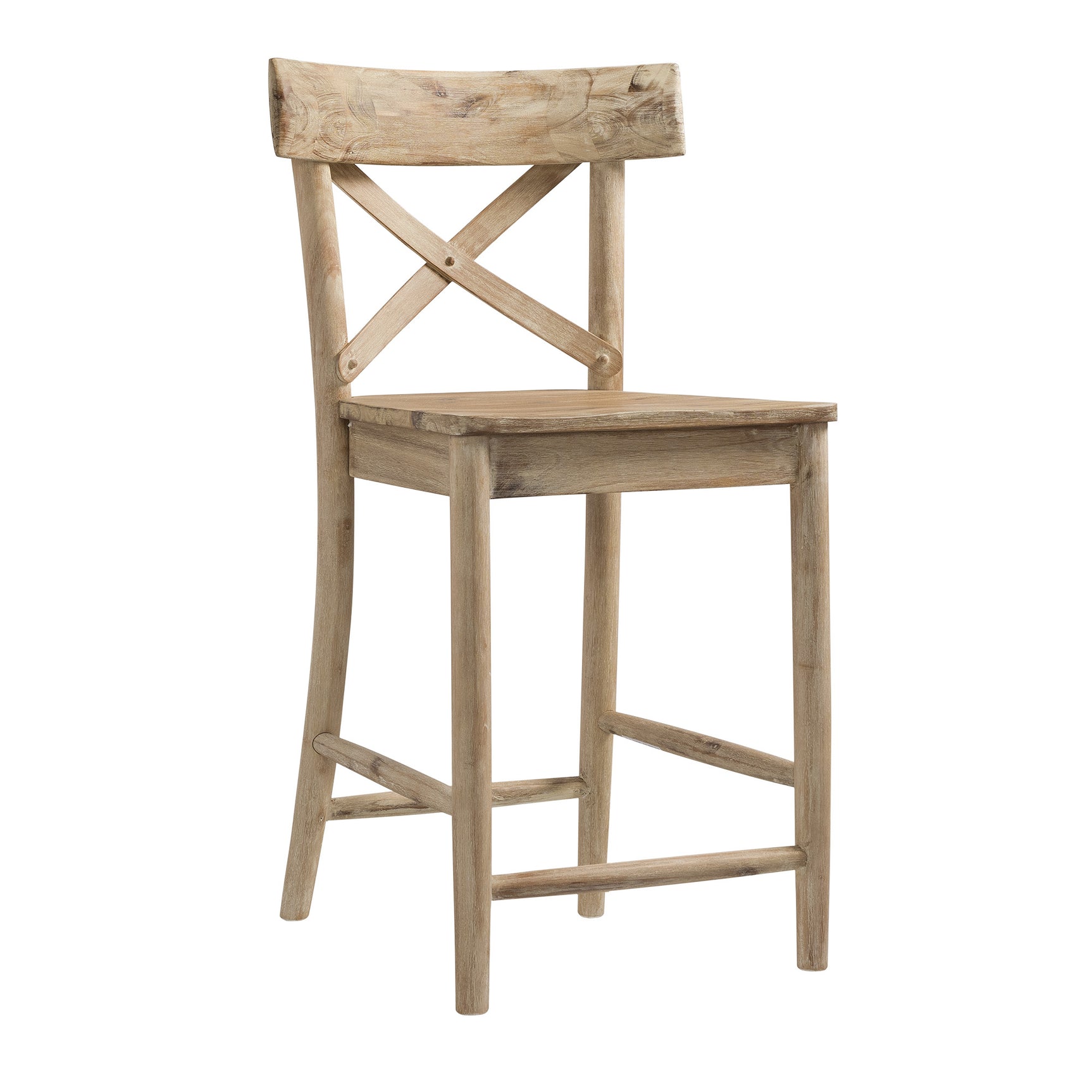 (D680-22) Callista- 24'' Counter Stool- Beach/Natural - Tampa Furniture Outlet
