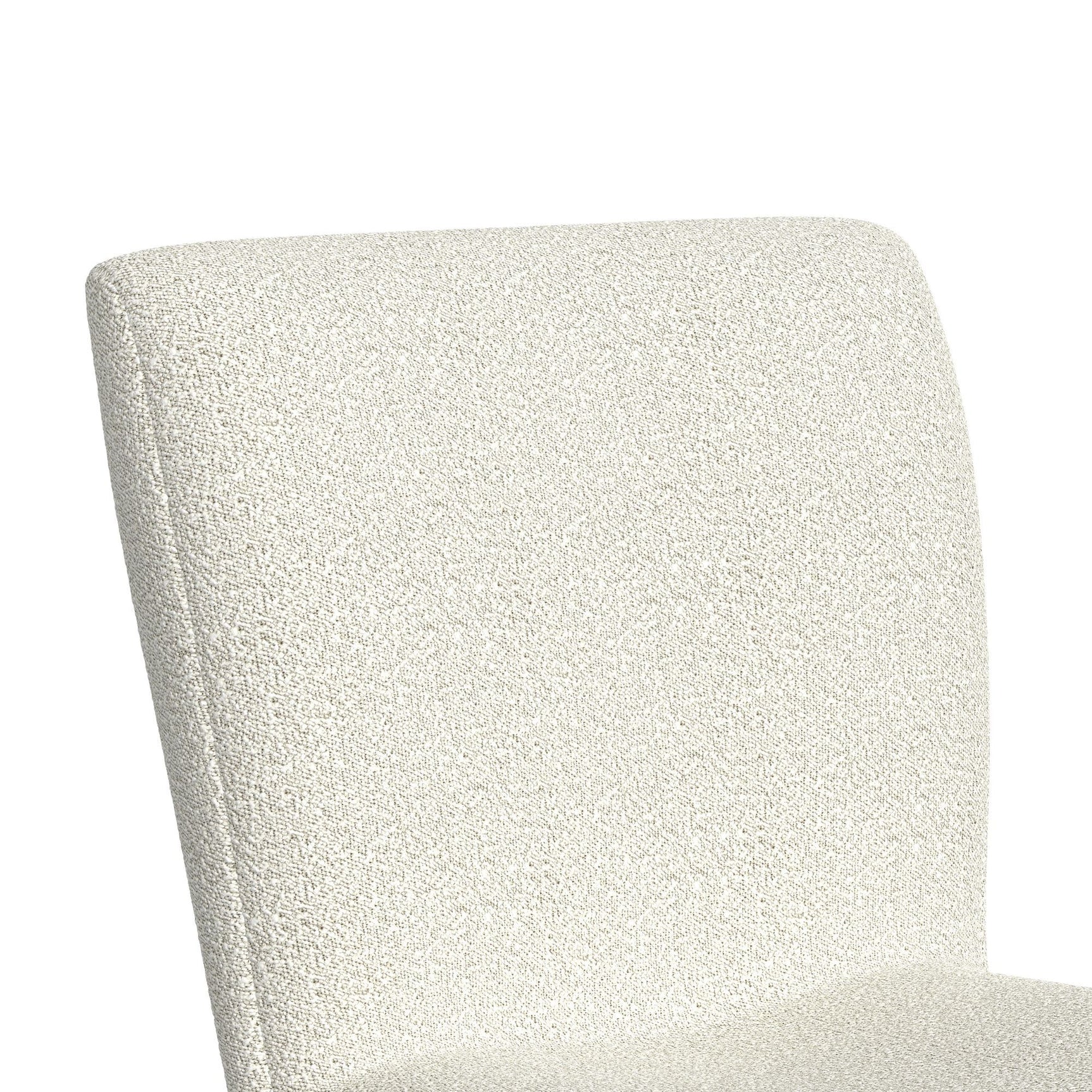 Cambrie UPH Swivel Bar Stool with Beige Boucle in Natural (2 Per Carton) - Tampa Furniture Outlet