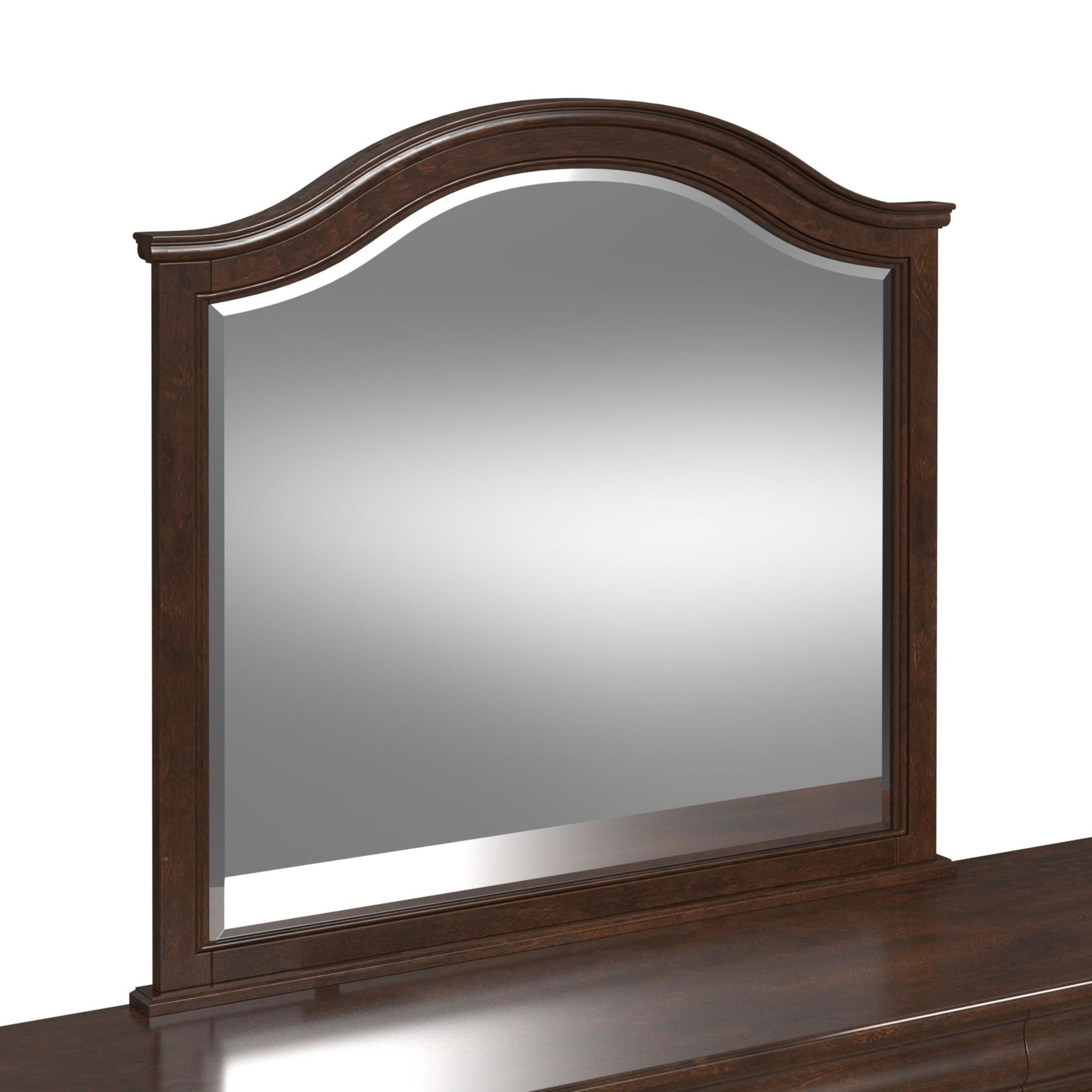 Cameron Cherry Dresser & Mirror Set - Tampa Furniture Outlet
