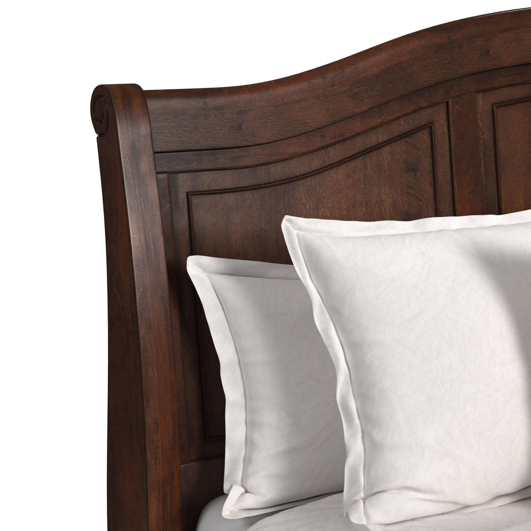 Cameron Cherry Queen Sleigh Bed