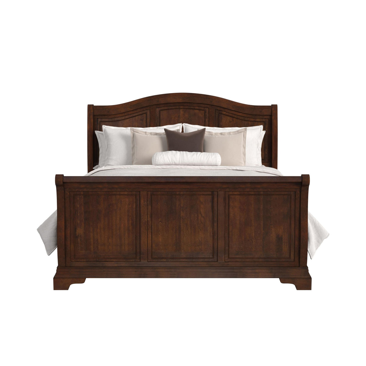 Cameron Cherry King Sleigh Bed