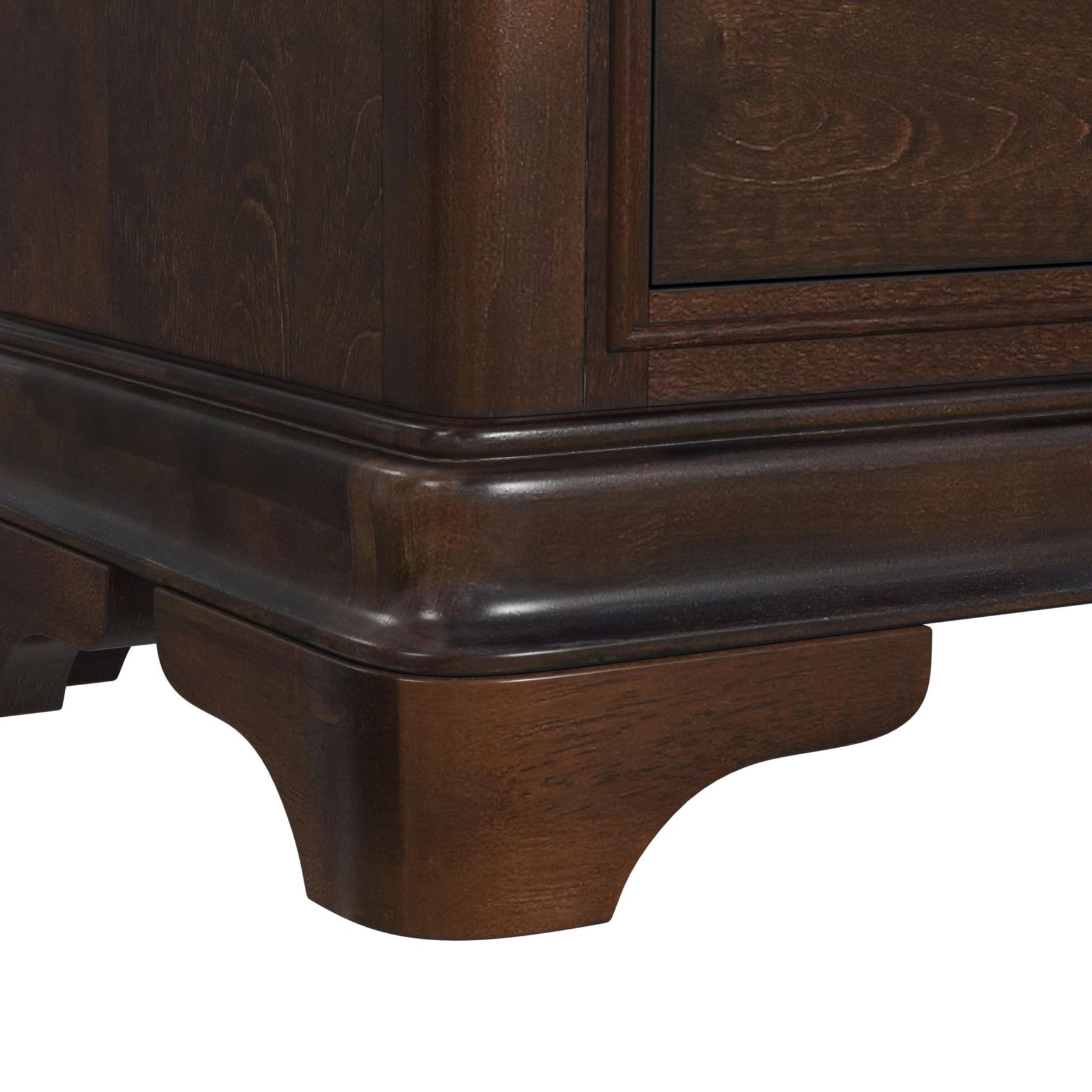Cameron Cherry Dresser & Mirror Set - Tampa Furniture Outlet