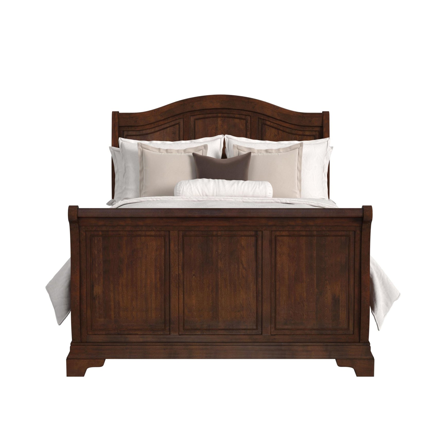 Cameron Cherry Queen Sleigh Bed