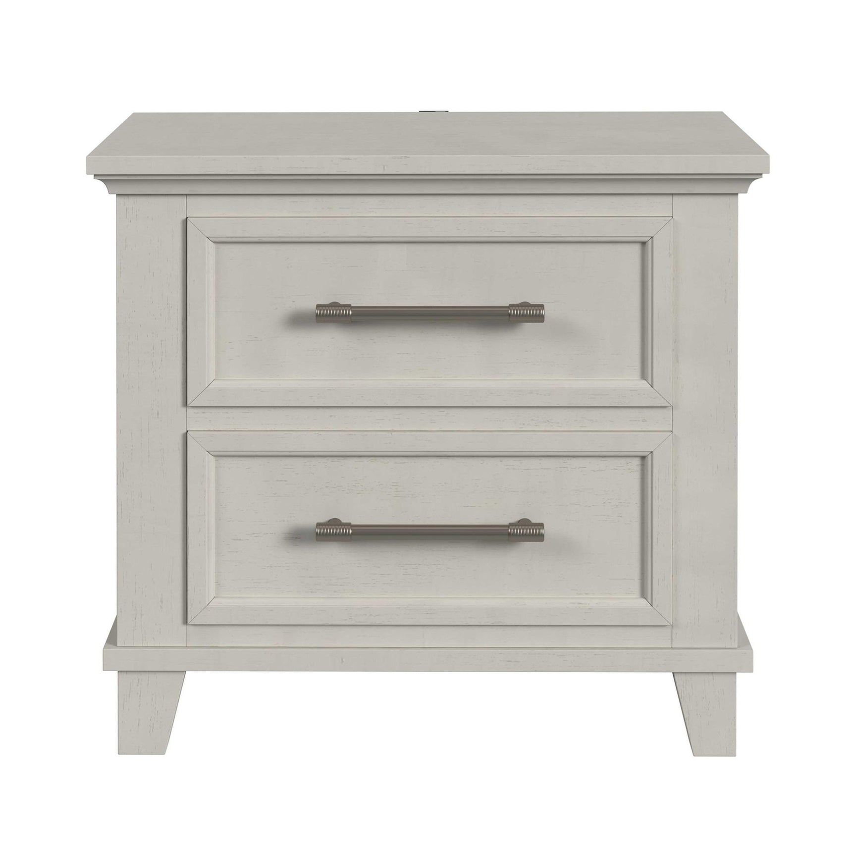 Canterbury 2-Drawer Nightstand with USB in Ivory