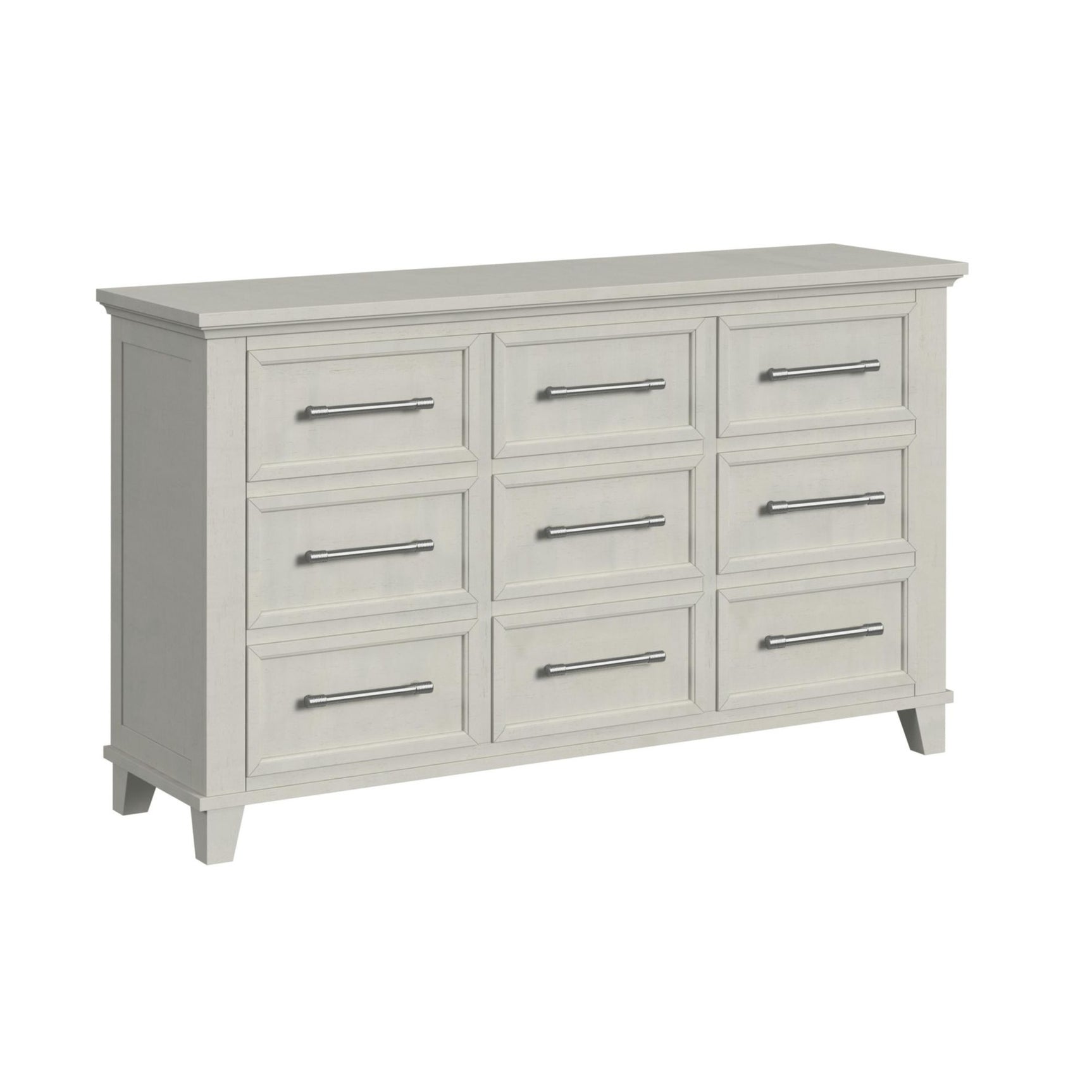 Canterbury 9-Drawer Dresser in Ivory
