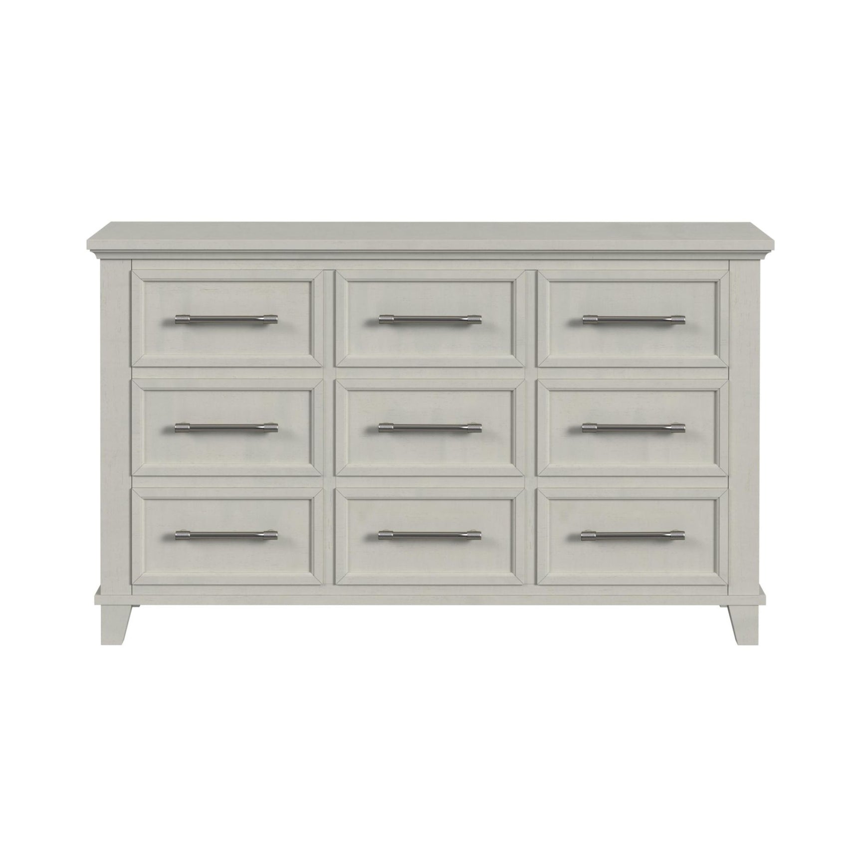 Canterbury 9-Drawer Dresser in Ivory