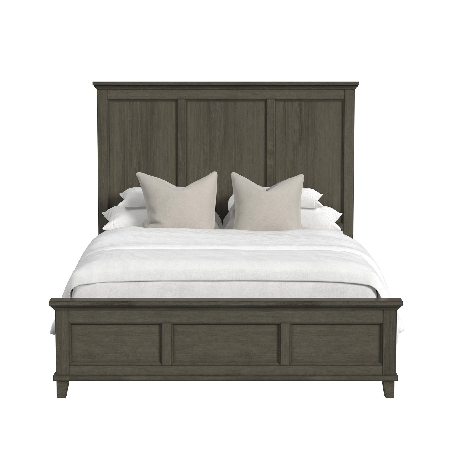 Canterbury Queen Panel Bed in Grey - Tampa Furniture Outlet