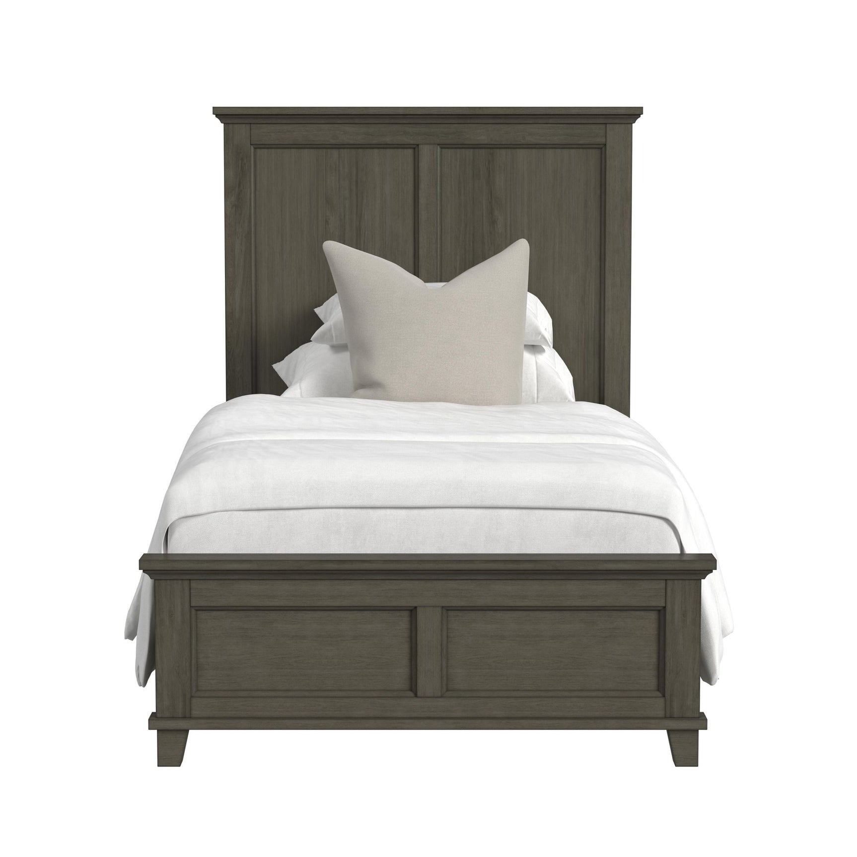 Canterbury Twin Panel Bed in Grey - Tampa Furniture Outlet