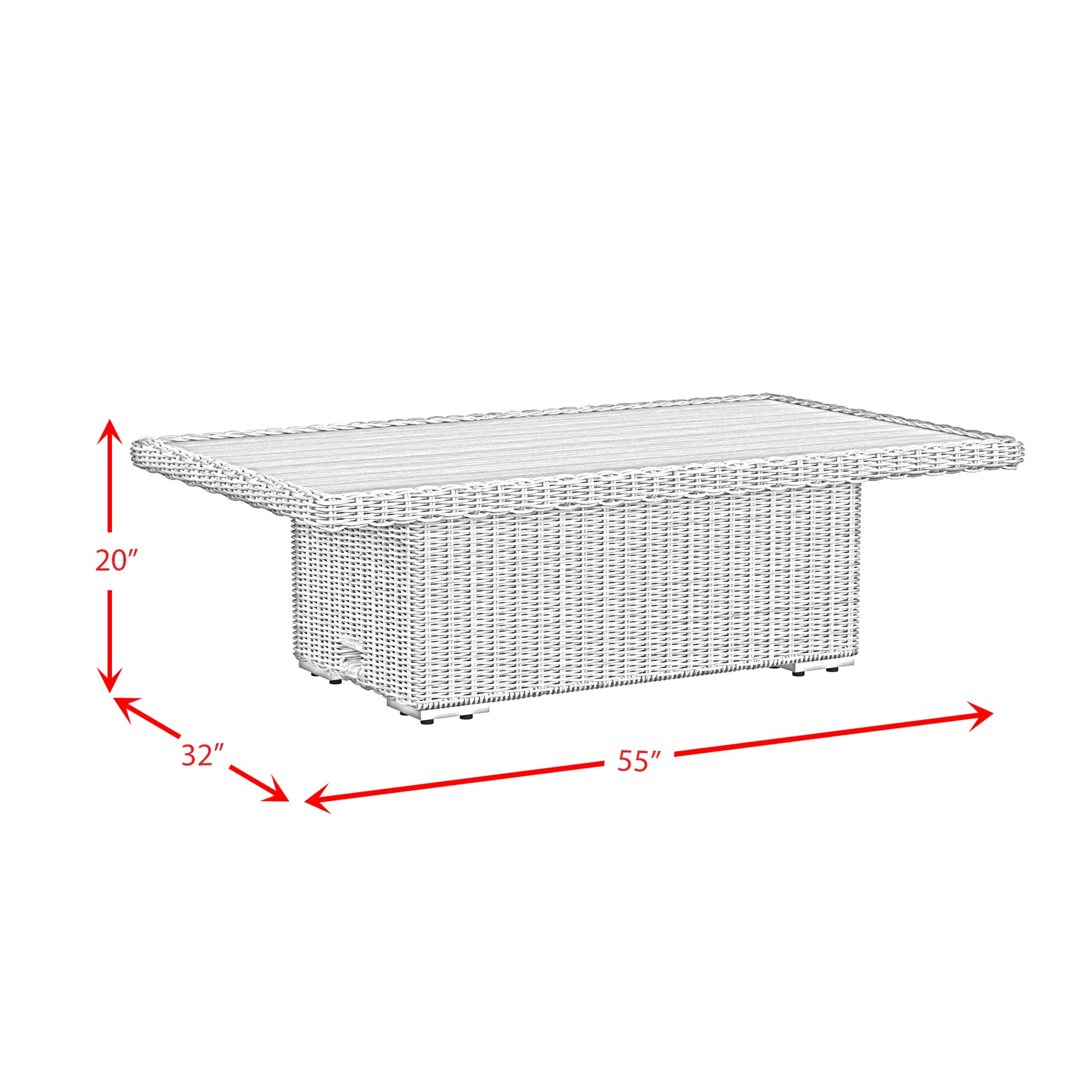Carmona Coffee Table - Natural - Tampa Furniture Outlet
