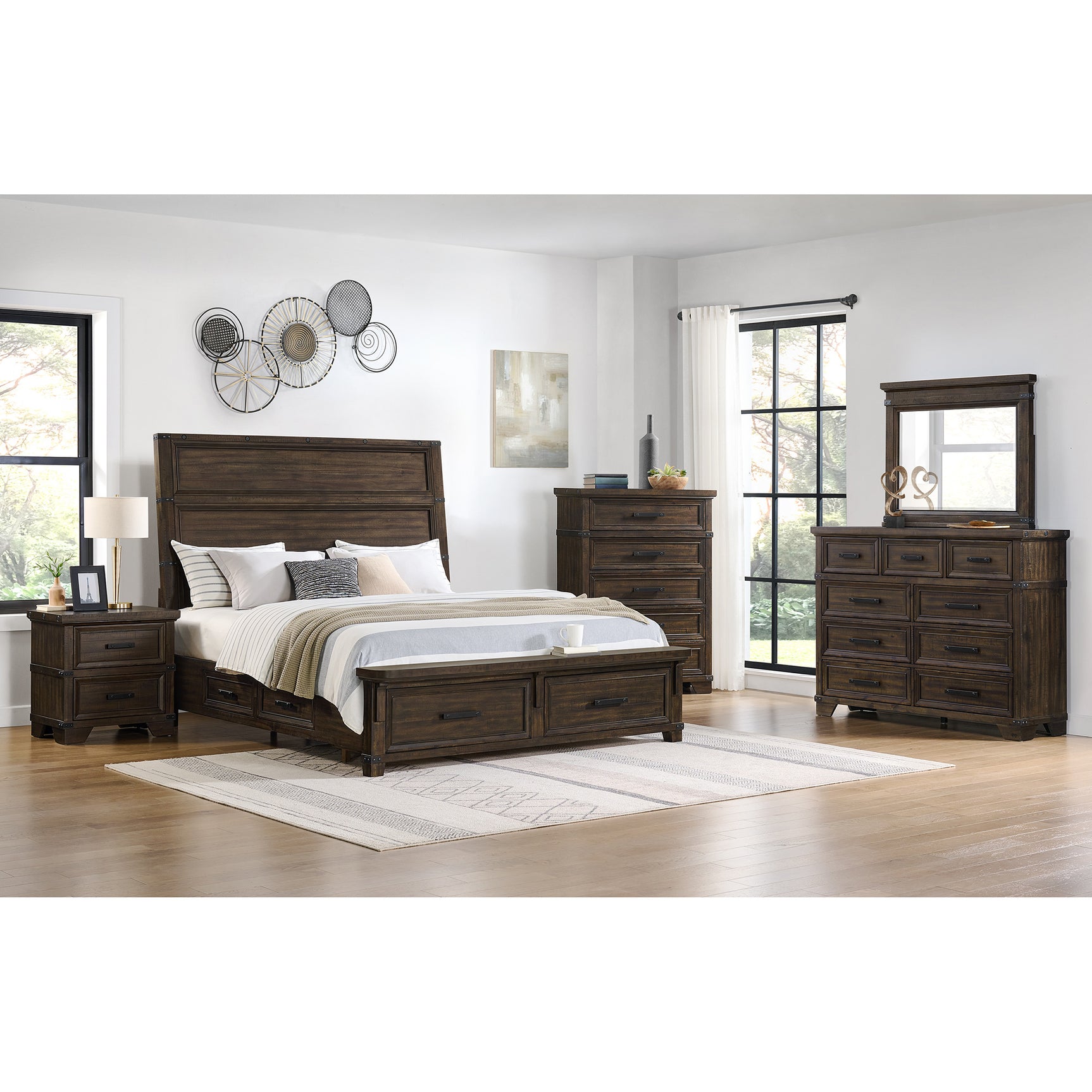 Colorado City 5-Drawer Chest in Charcoal – SKU B-13010-8-CH1 | Elements