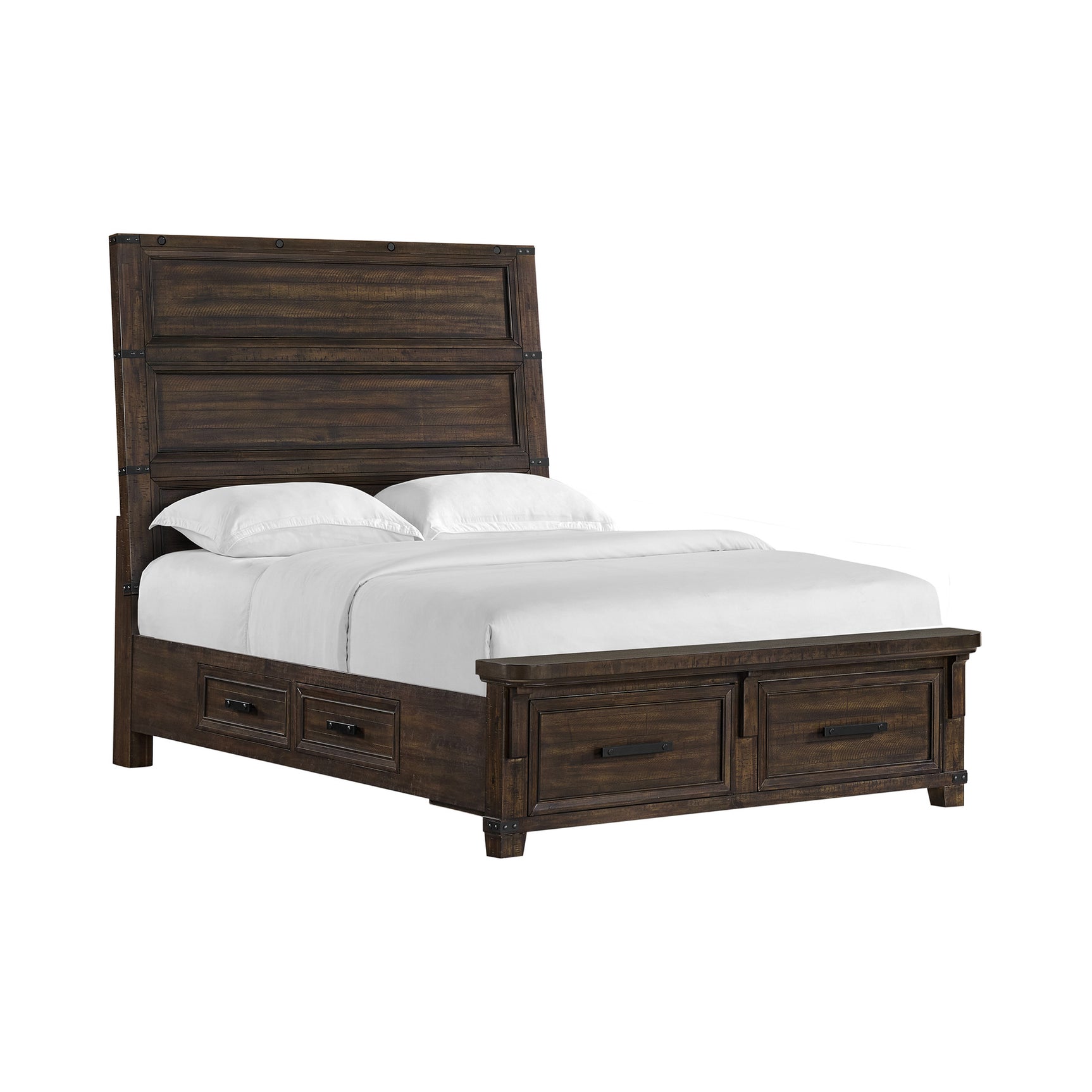 Colorado City Queen Storage Bed in Charcoal