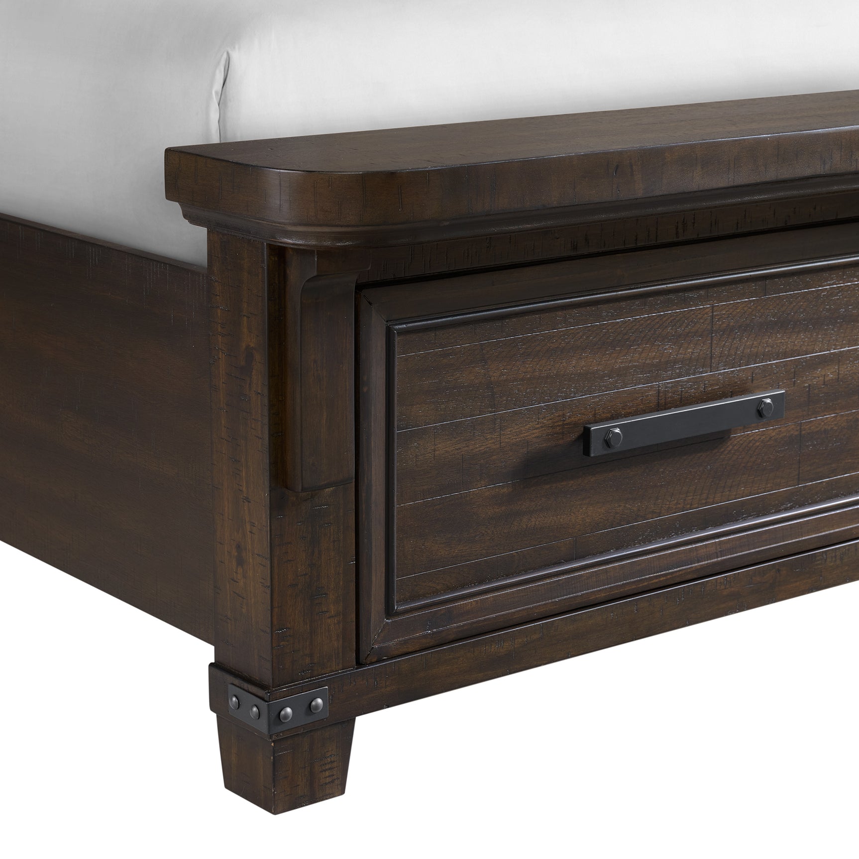 Colorado City Queen Storage Bed in Charcoal