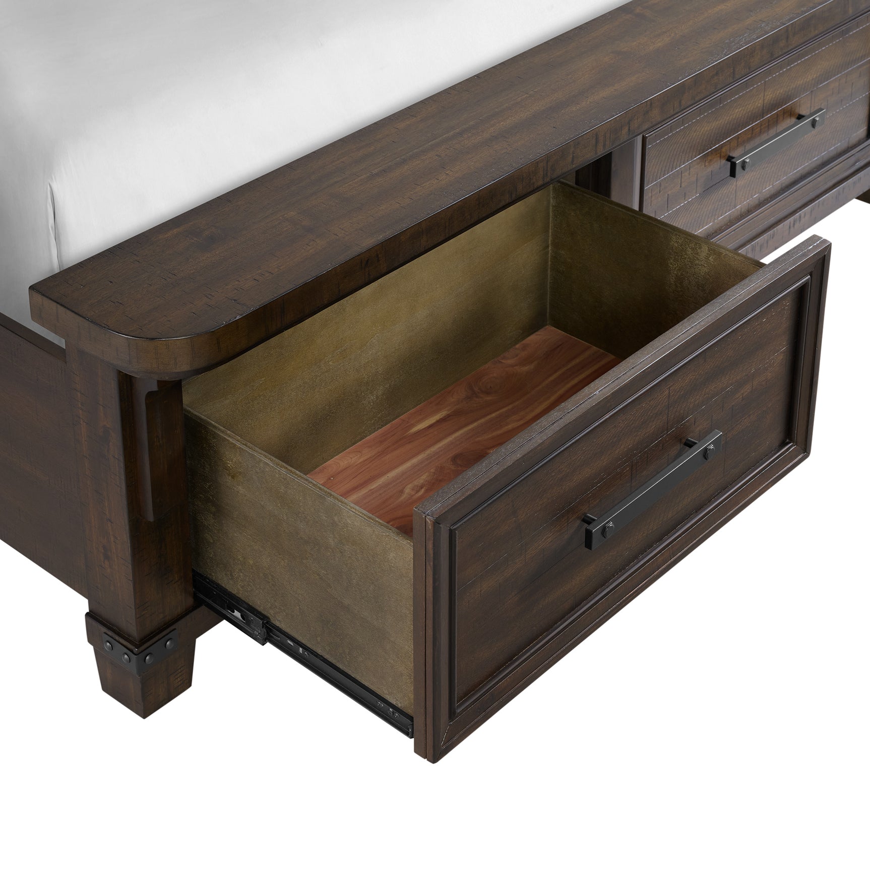 Colorado City Queen Storage Bed in Charcoal