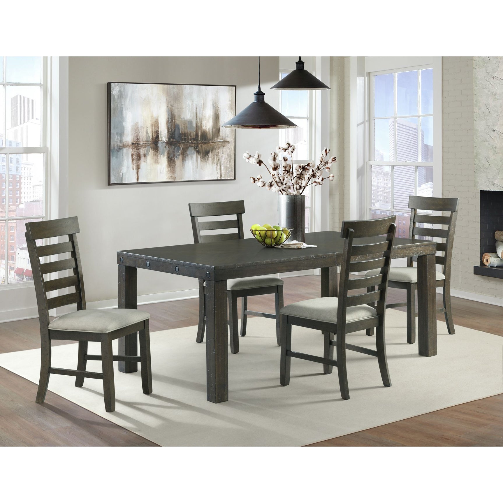 Colorado Dining Height Table Charcoal – SKU DCO100DT | Elements