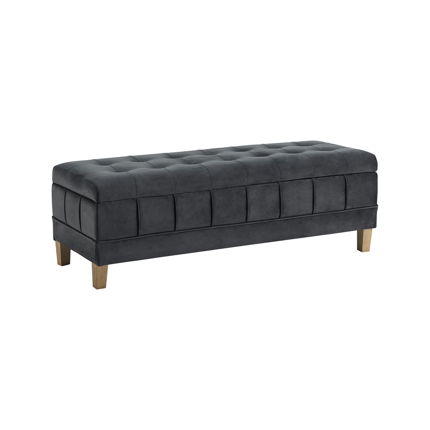 Crosby Bench Royale Grey (ISTA 3) - Tampa Furniture Outlet