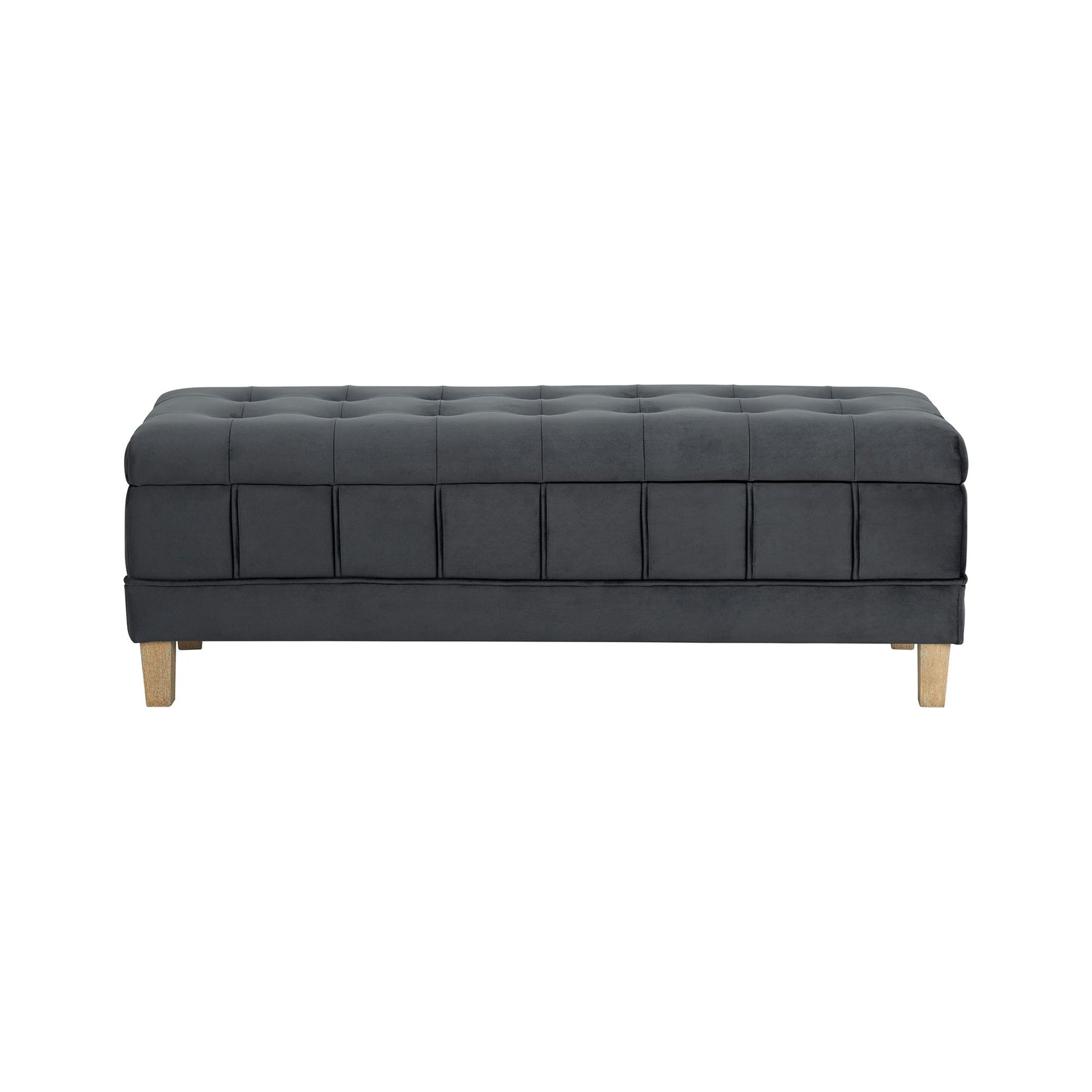 Crosby Bench Royale Grey (ISTA 3) - Tampa Furniture Outlet