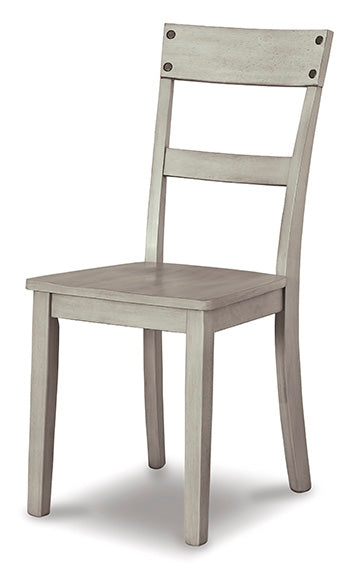 Tampa Furniture Outlet - Ashley Furniture - Loratti Dining Room - Dining Chair (Set of 2) / Gray - D261-01X2
