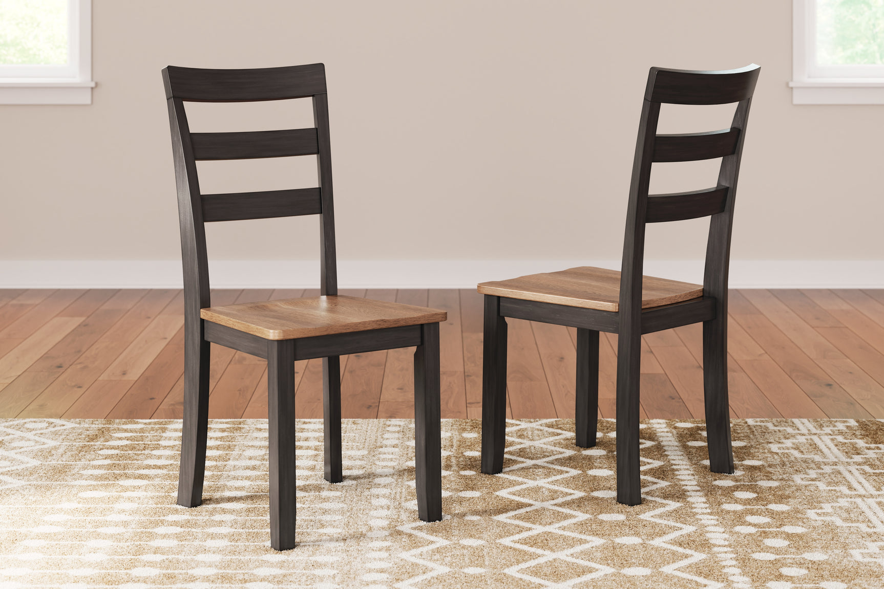 Tampa Furniture Outlet - Ashley Furniture - Gesthaven Dining Room - Dining Chair (Set of 2) / Natural/Brown - D396-01X2