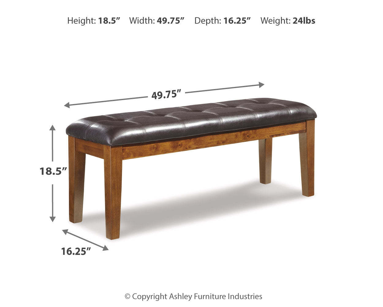 Ralene Dining Bench - Tampa Furniture Outlet