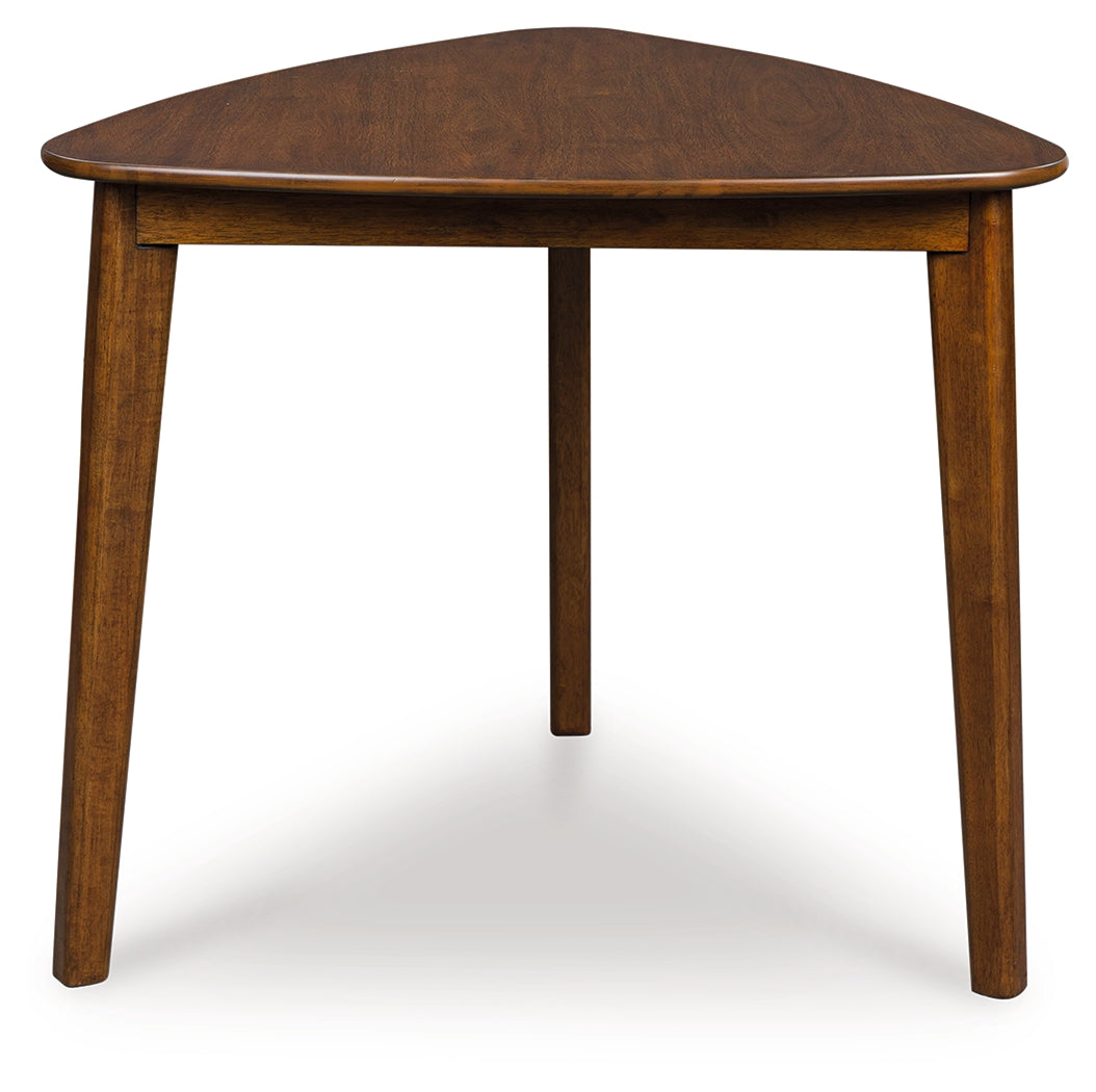 Tampa Furniture Outlet - Ashley Furniture - Tameride Dining Table - Triangle Dining Room Table / Brown - PCD609-16