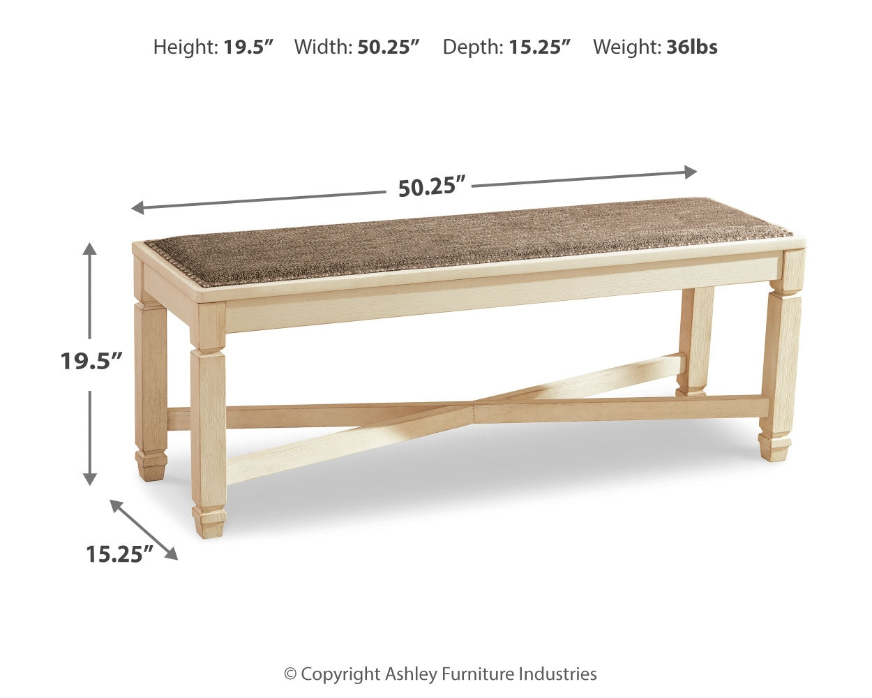 Bolanburg Dining Bench - Tampa Furniture Outlet