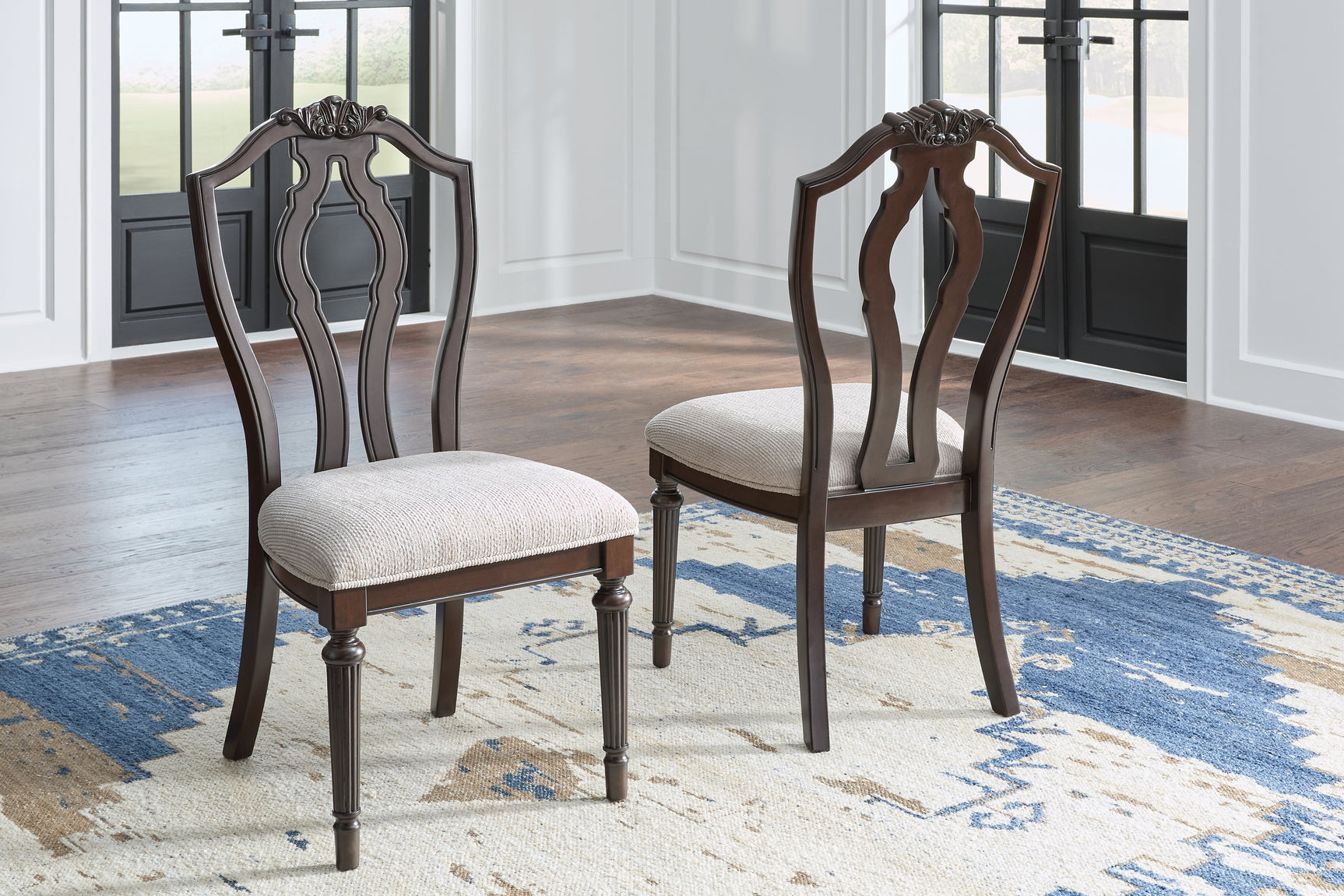 Tampa Furniture Outlet - Ashley Furniture - Lavinton Dining Room - Oval Dining Room EXT Table / Brown - D764-35