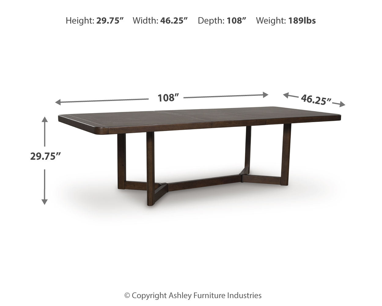 Dilenno Dining Extension Table - Tampa Furniture Outlet