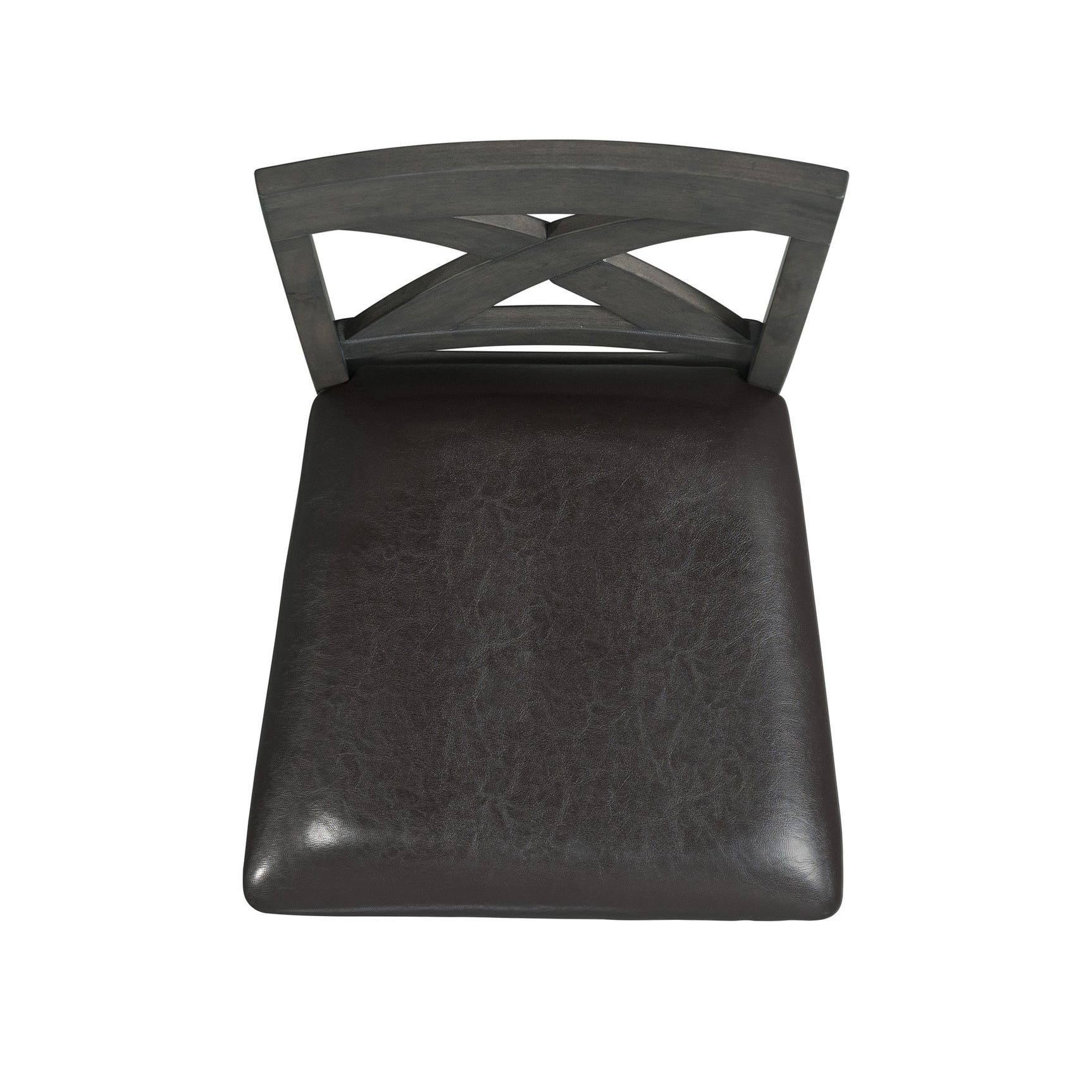 Alex Grey 60" 7 PC Counter Set (Grey Table with Black PU Seat) - Tampa Furniture Outlet