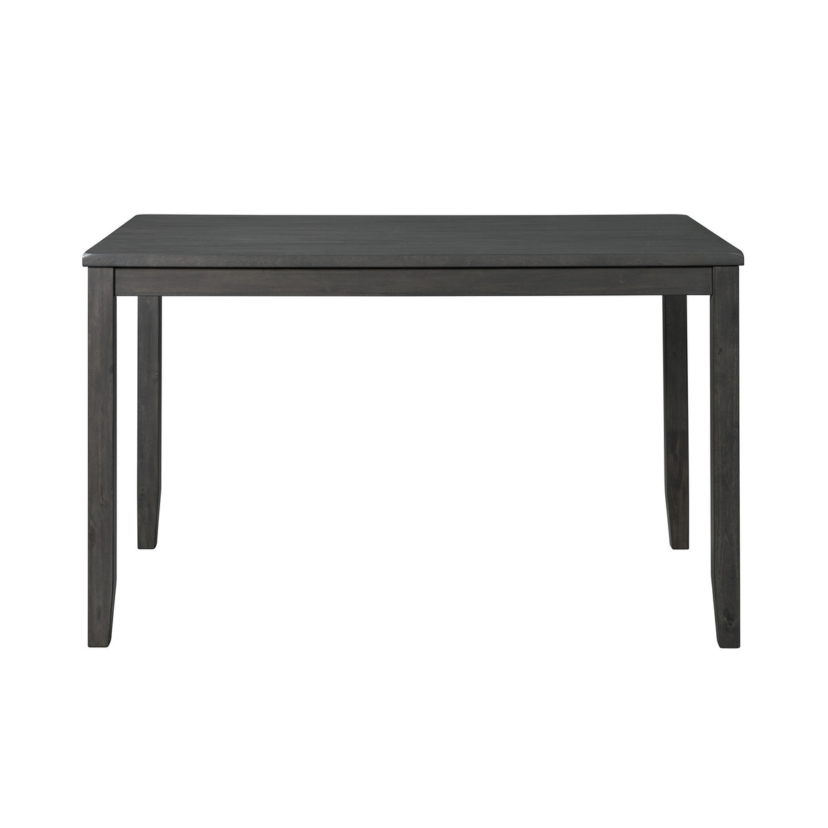 Alex Grey 60" 7 PC Counter Set (Grey Table with Black PU Seat)