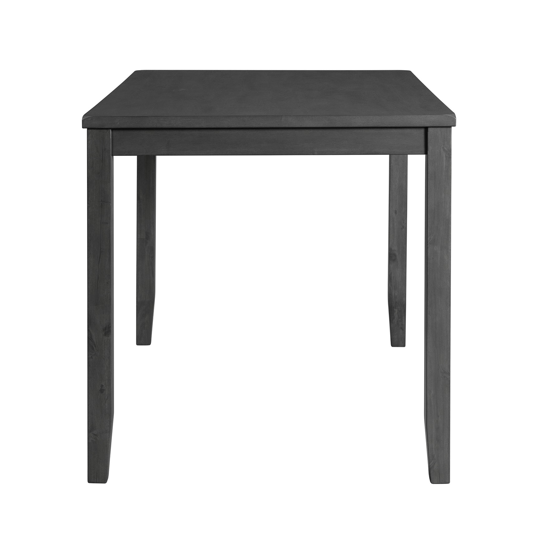 Alex Grey 60" 7 PC Counter Set (Grey Table with Black PU Seat) - Tampa Furniture Outlet