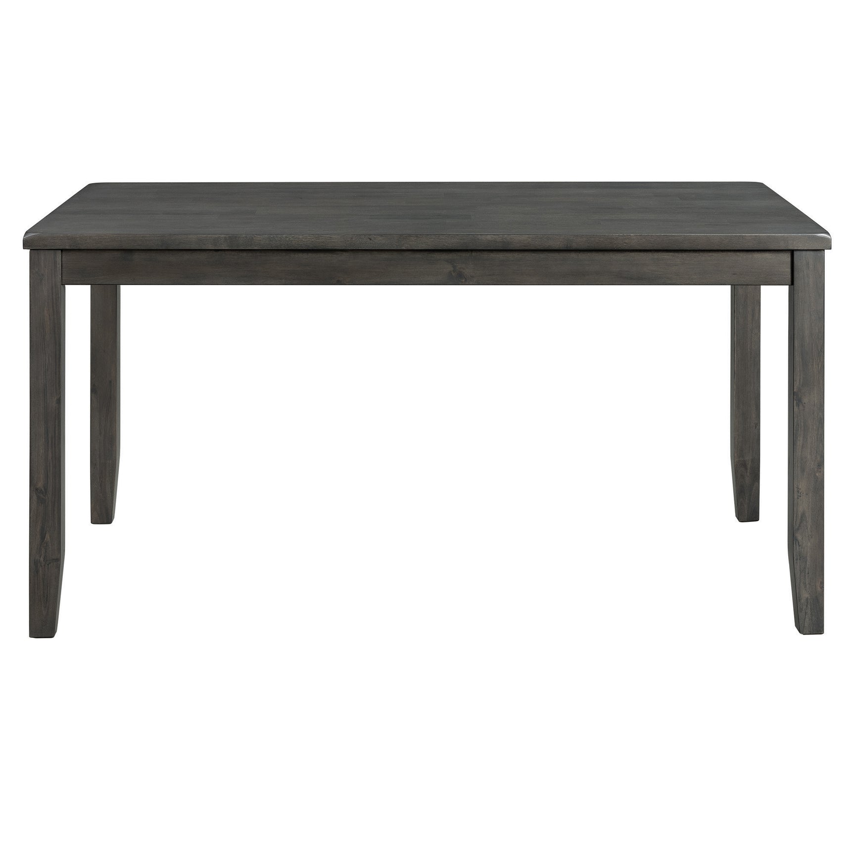 Alex Grey 60" 7 PC Dining Set (Grey Table with Black PU Seat) - Tampa Furniture Outlet