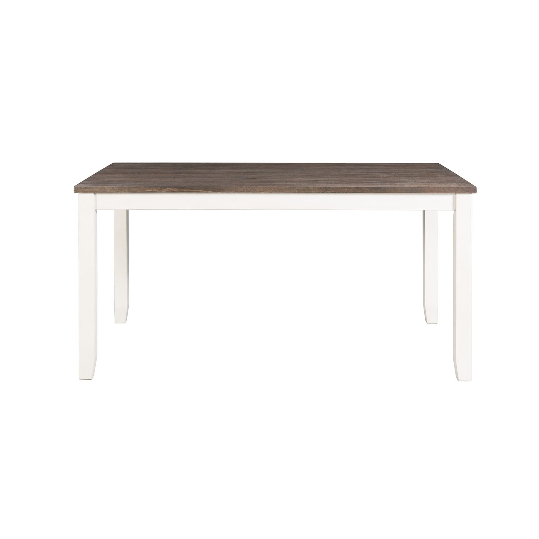 Martin 5 Pc Dining set (Dark Brown Top - White Base) - Tampa Furniture Outlet