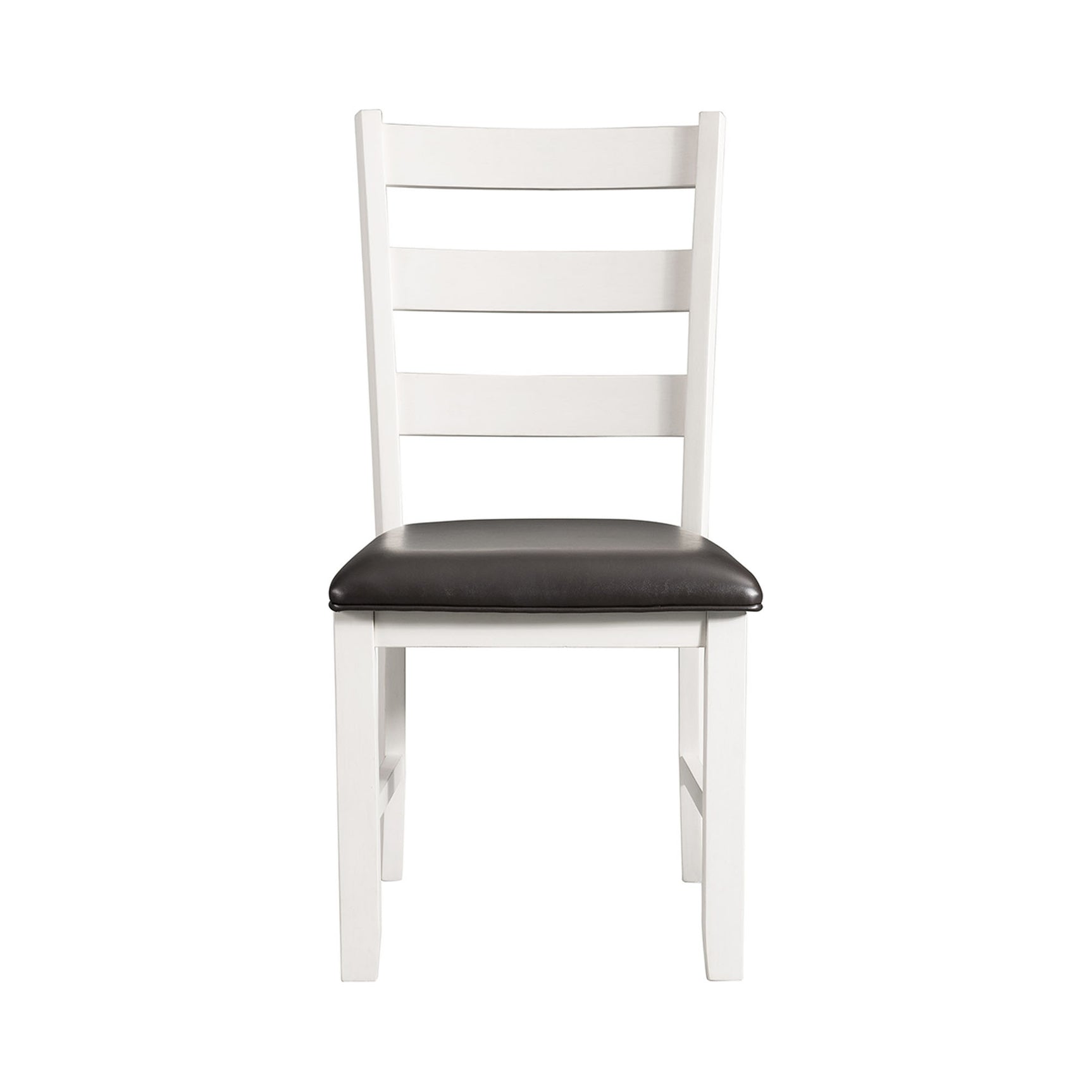 Martin 5 Pc Dining set (Dark Brown Top - White Base)