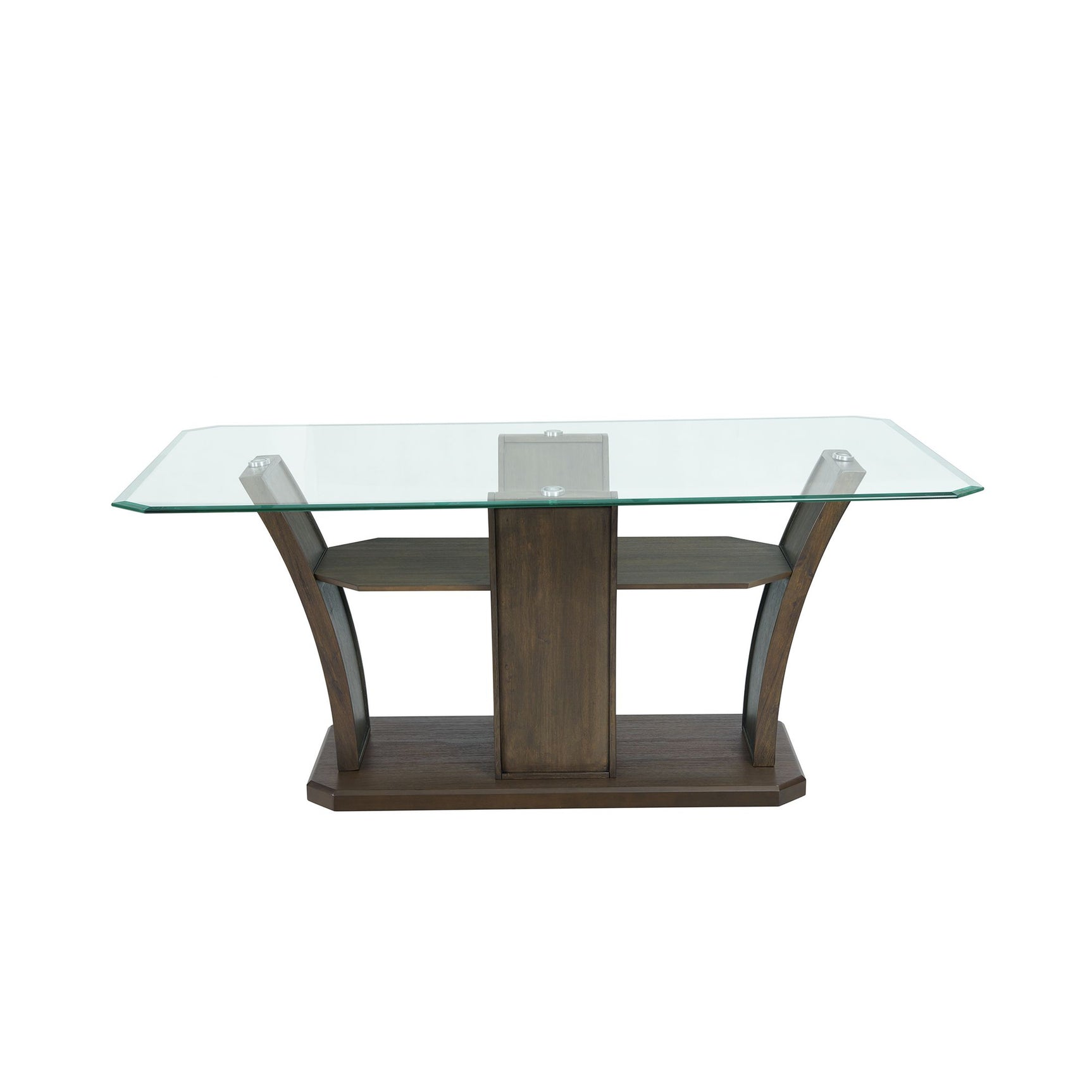 Dapper Rectangular Standard Dining Table in Walnut