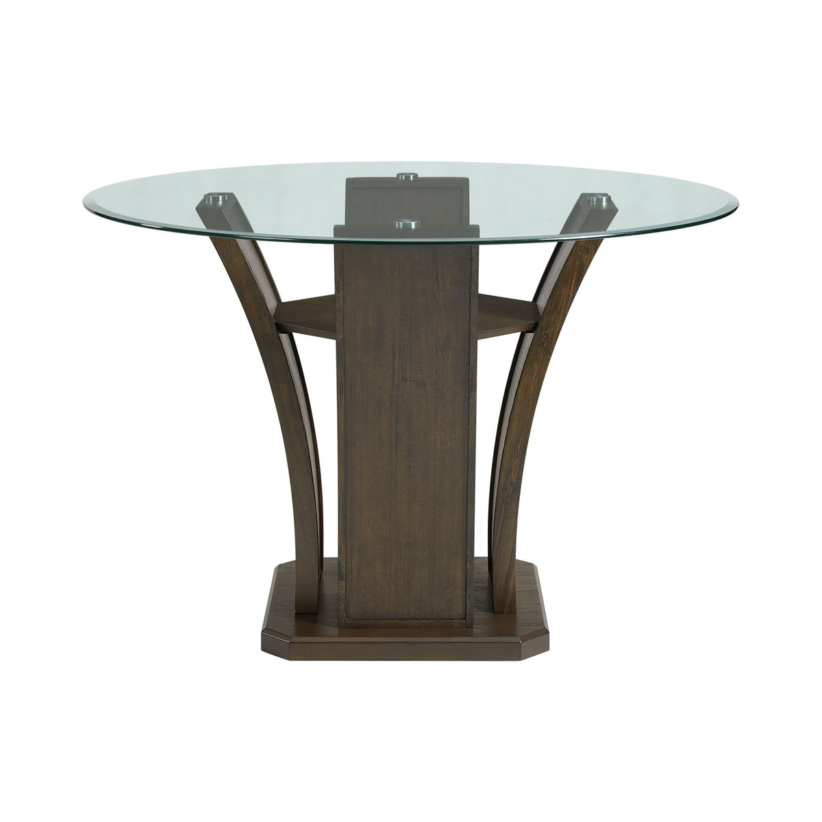 Dapper Round Counter Height Dining Table in Walnut