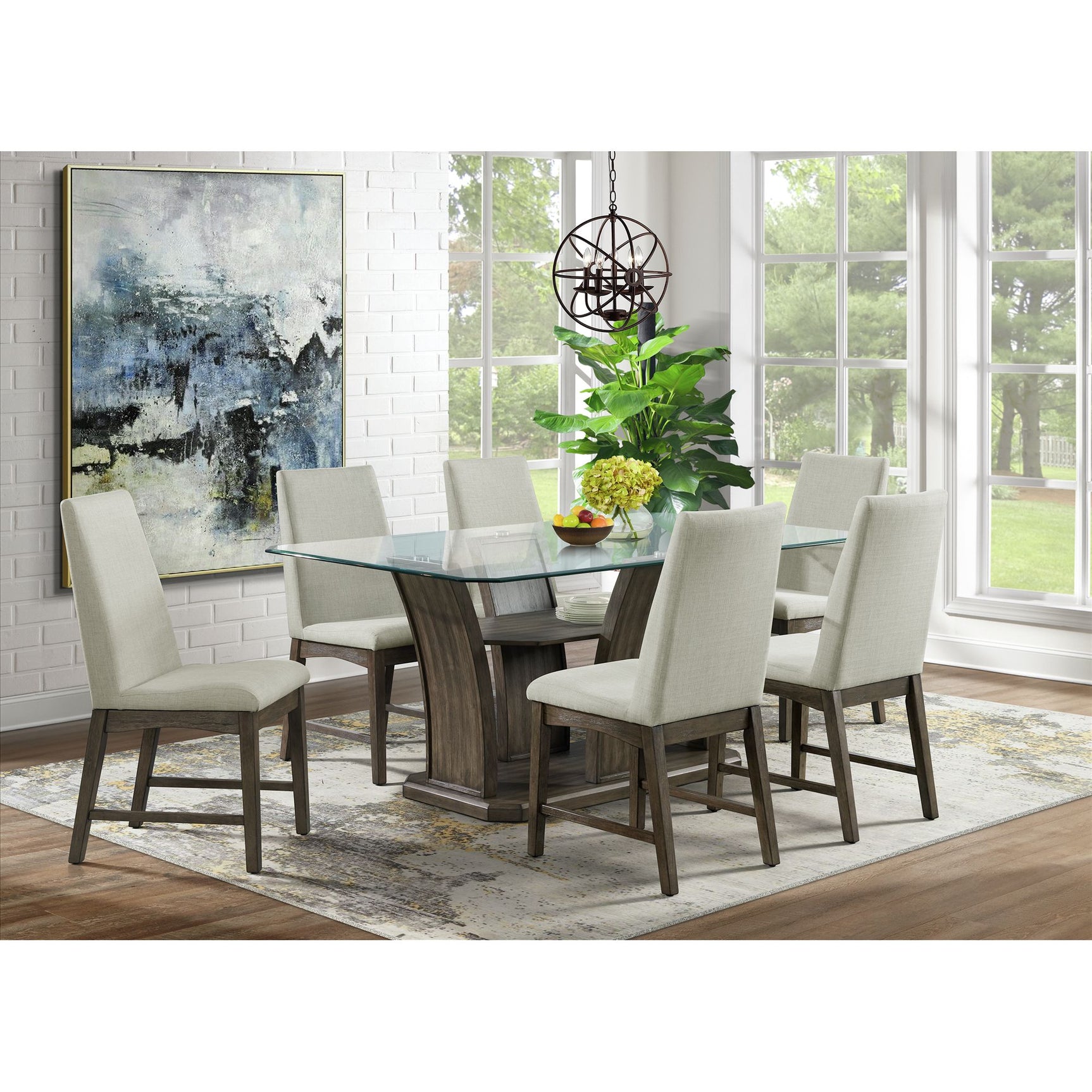 Dapper Dining Side Chair (Grey Finish) (Two Per Carton) - Tampa Furniture Outlet