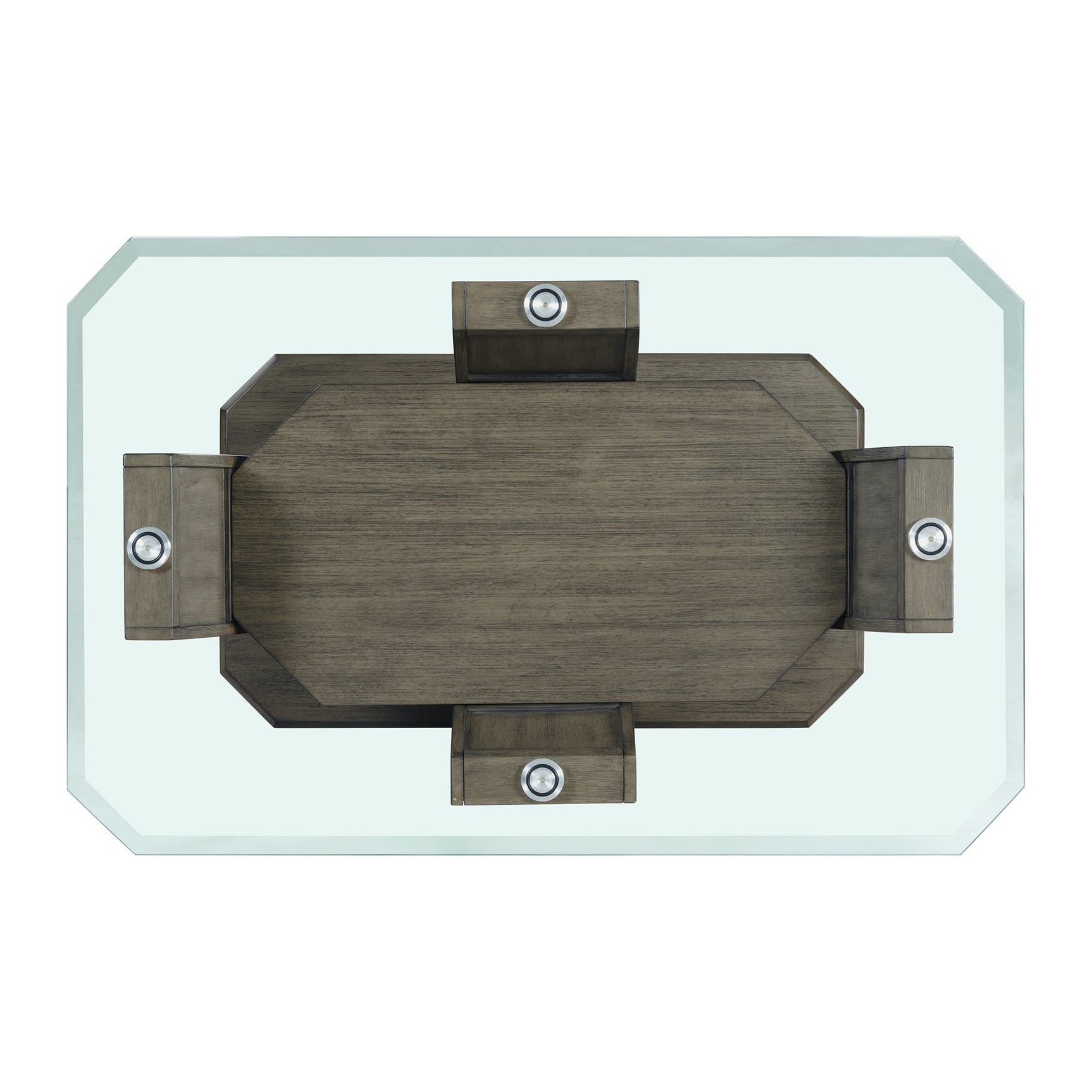 Dapper Rectangular Coffee Table Grey - Tampa Furniture Outlet