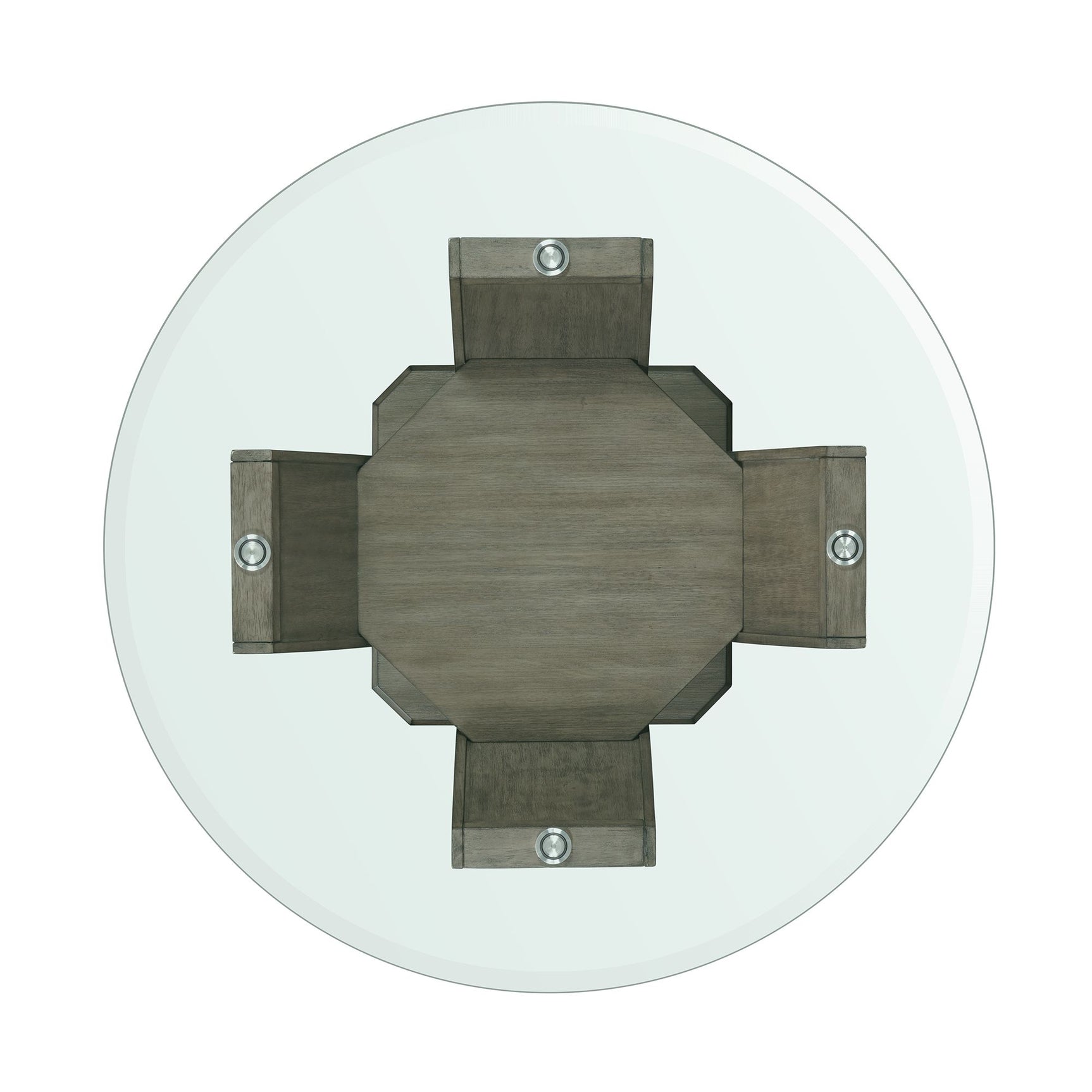Dapper Grey Round Counter Table - Tampa Furniture Outlet